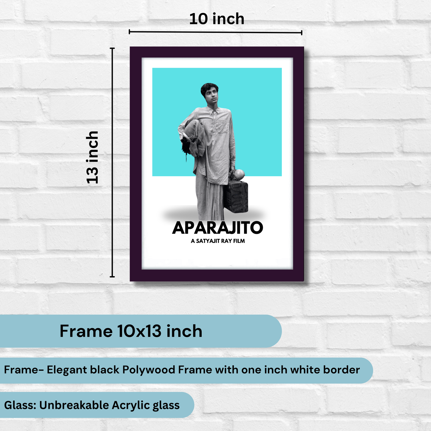 Aparajito Satyajit Roy's Movies Artwork Bollywood | Poster | Frame | Canvas