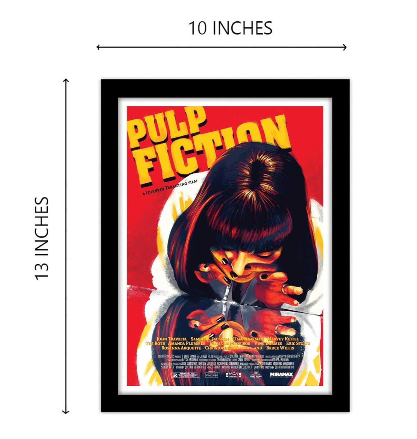 Pulp Fiction Movie Artwork Hollywood | Poster | Frame | Canvas