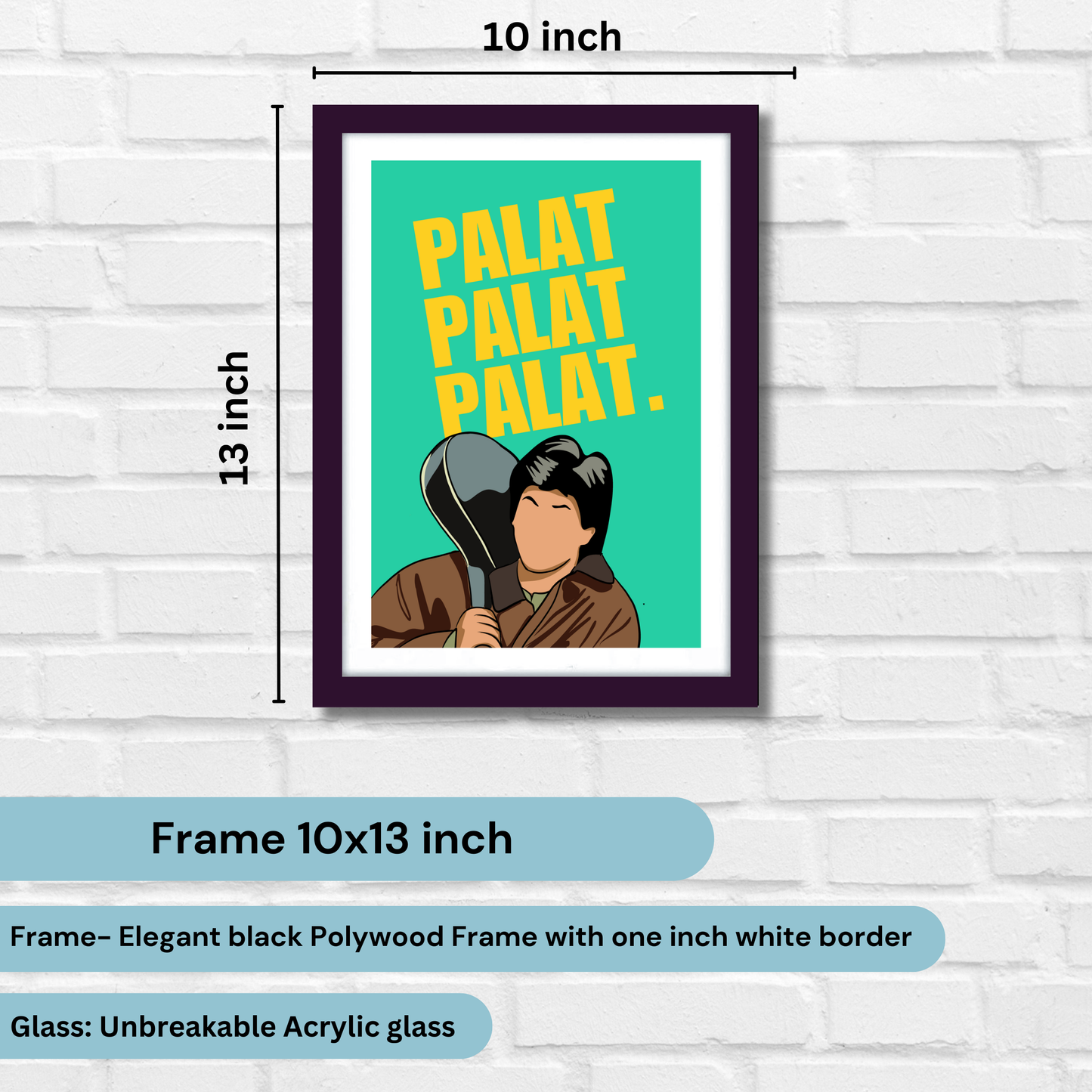 DDLJ Movie Shahrukh Khan Artwork Bollywood | Poster | Frame | Canvas
