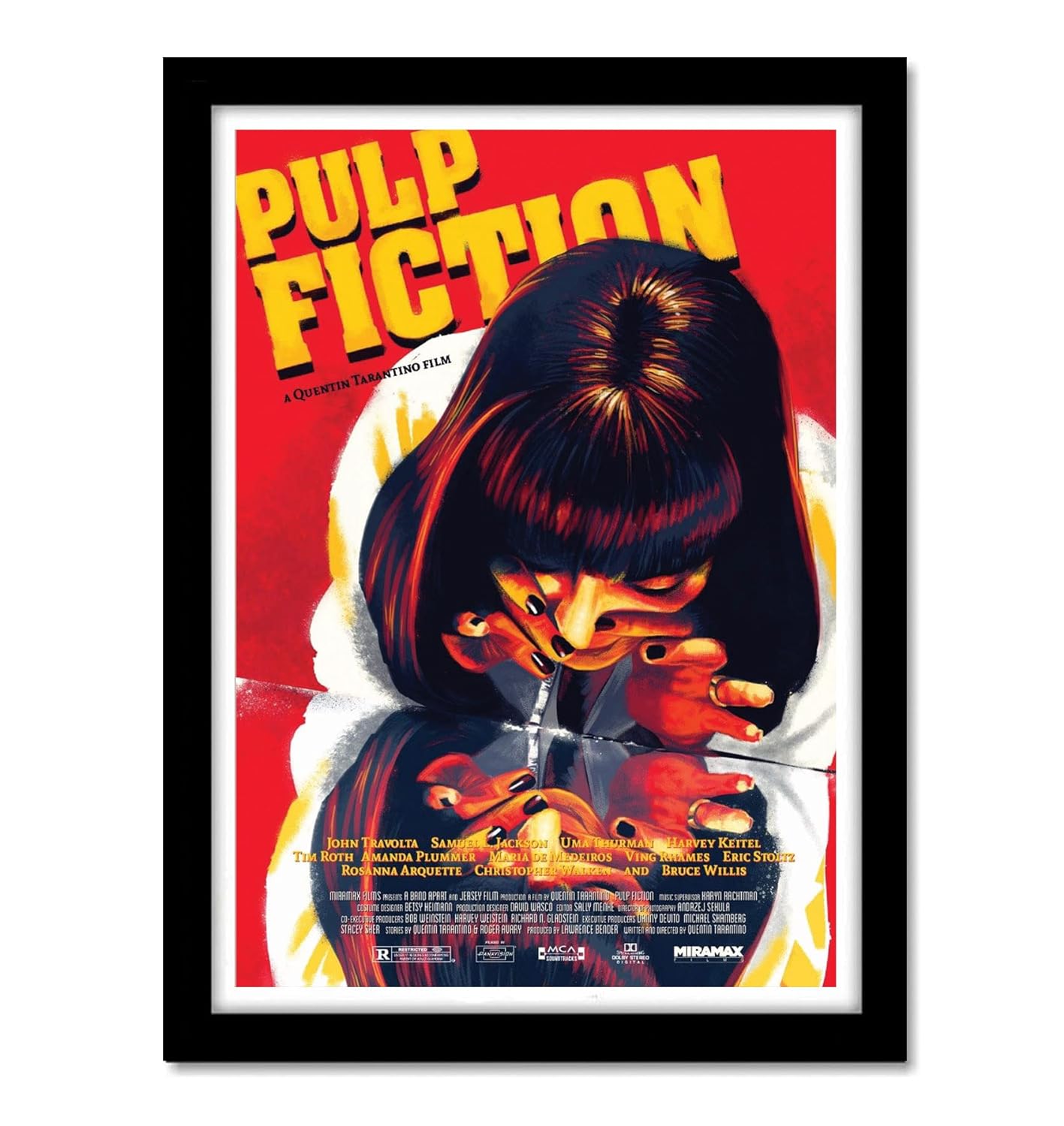 Pulp Fiction Movie Artwork Hollywood | Poster | Frame | Canvas