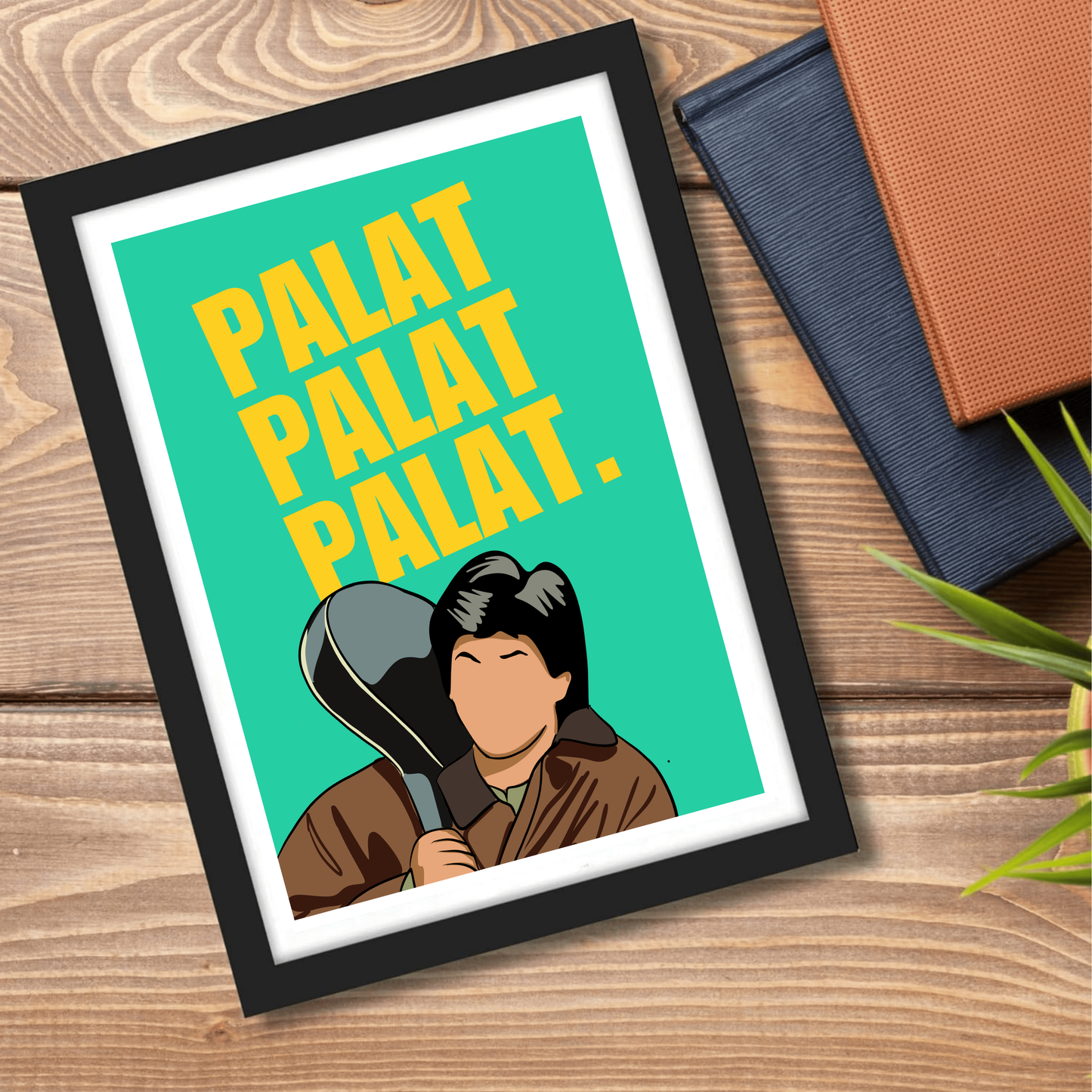 DDLJ Movie Shahrukh Khan Artwork Bollywood | Poster | Frame | Canvas