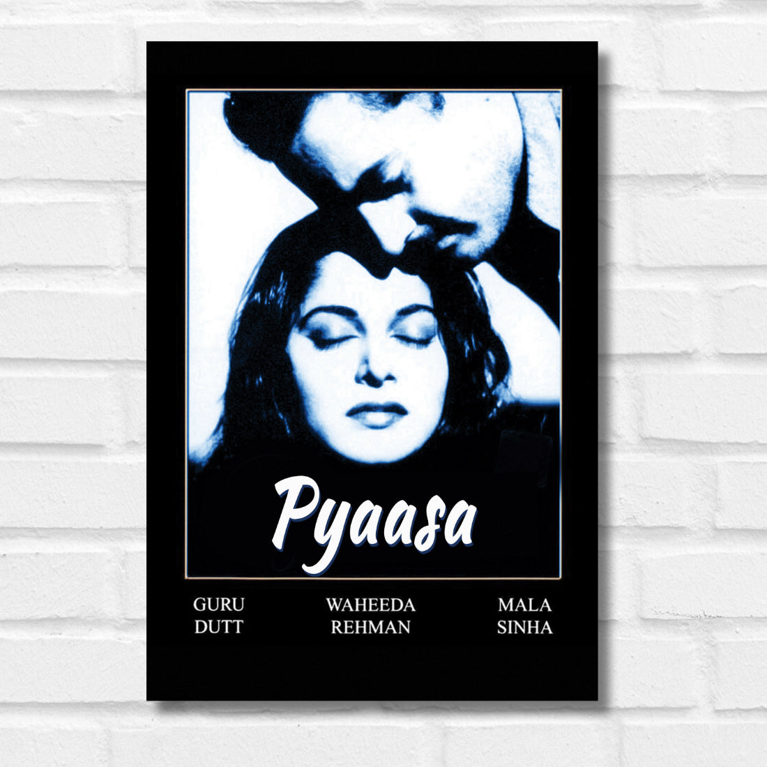 pyaasa movie poster classic movies guru dutt waheeda rehman mala sinha