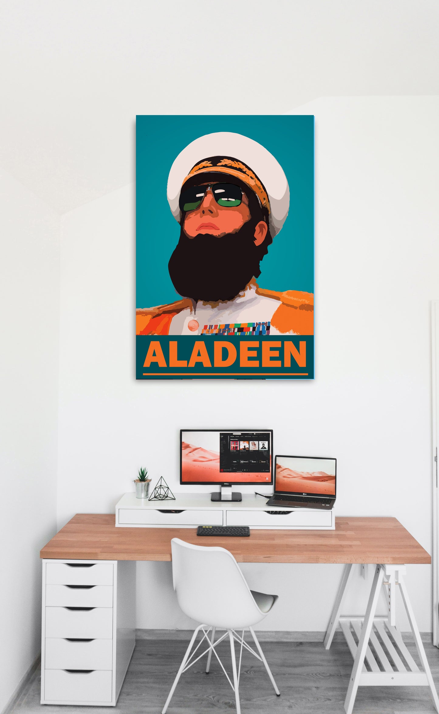The Dictator Movie Aladeen Art work