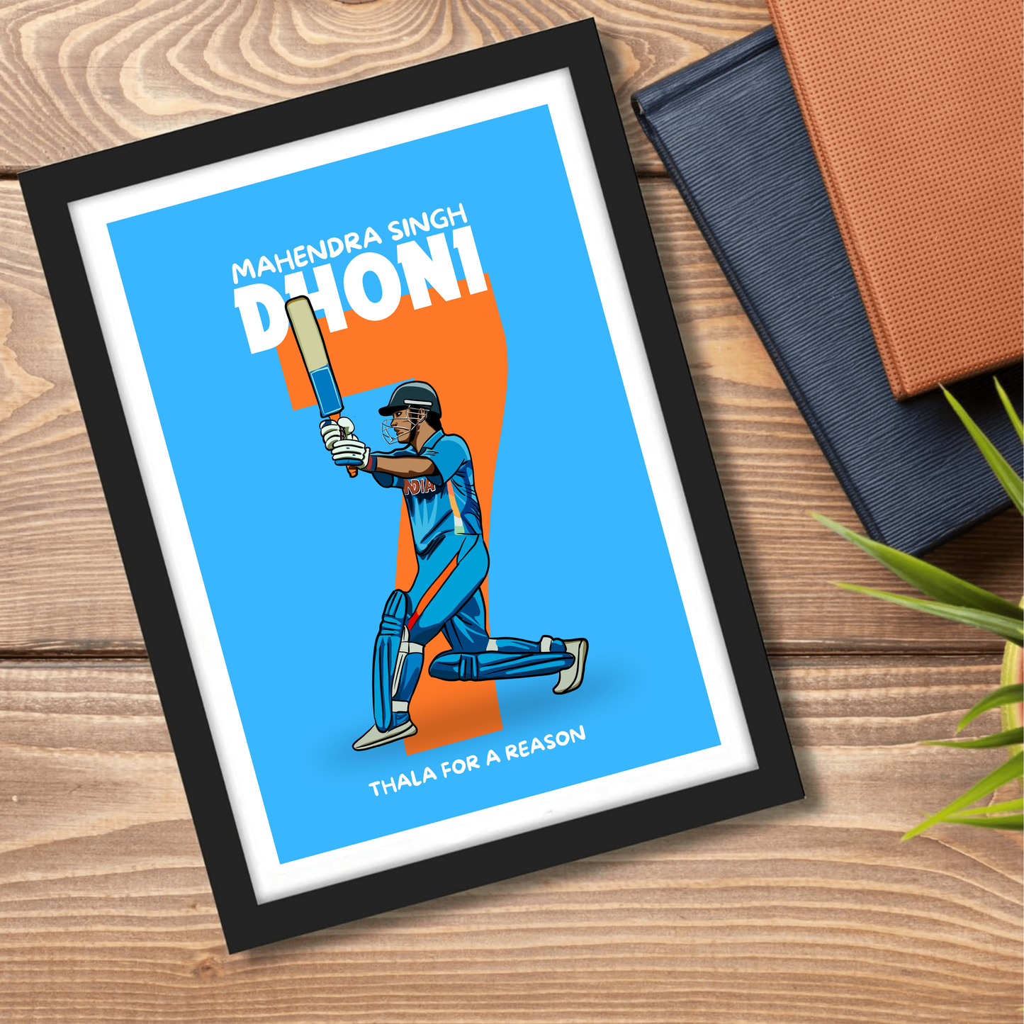 M. S. Dhoni Thala Artwork Cricket| Poster | Frame | Canvas
