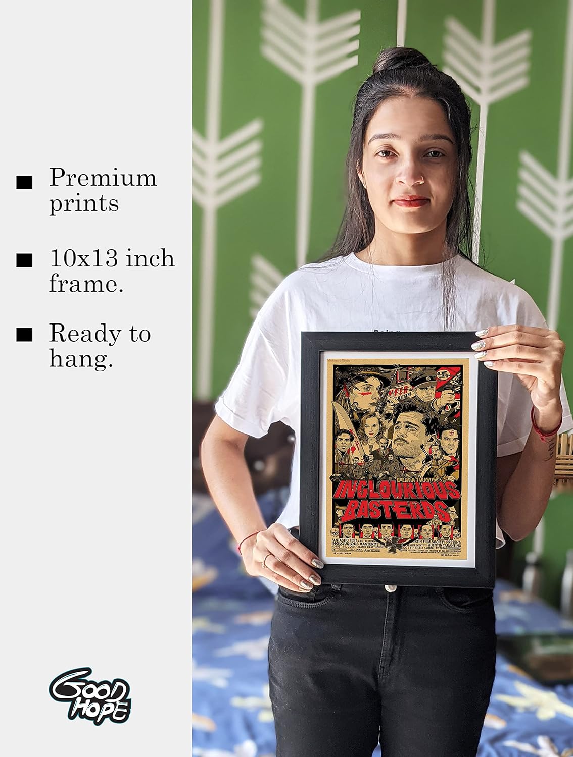 Inglourius Basterds Movie Artwork Hollywood | Poster | Frame | Canvas