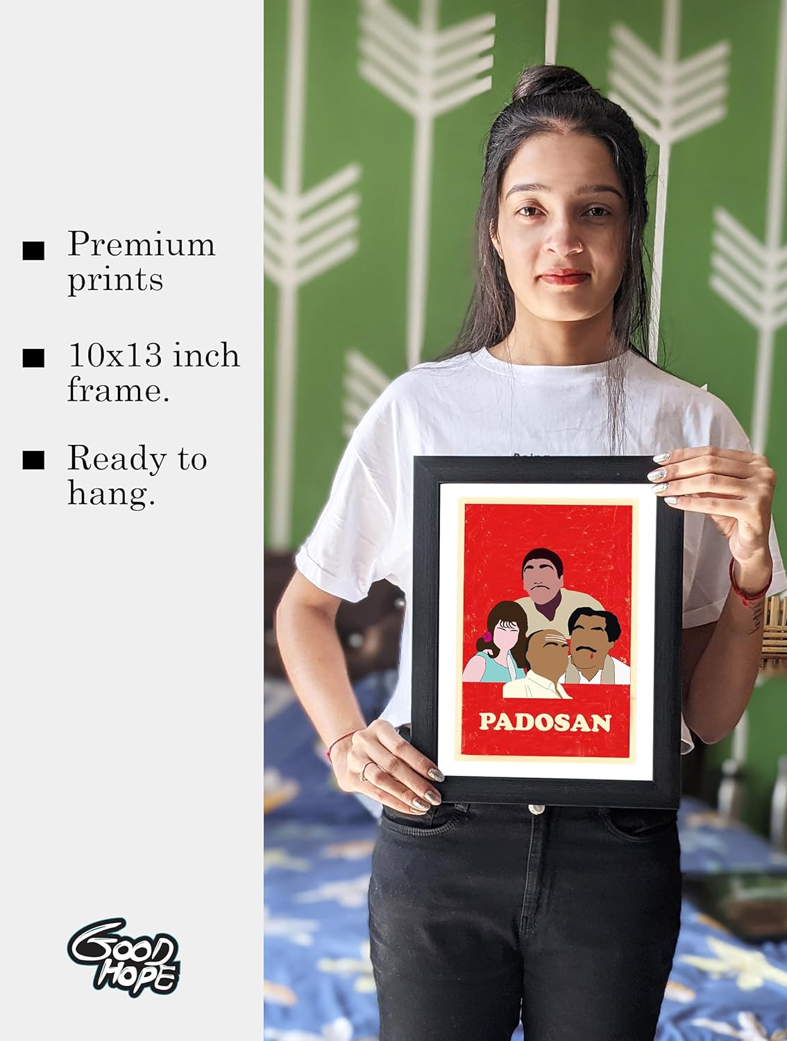 Padosan Movie Classic Artwork Bollywood | Poster | Frame | Canvas