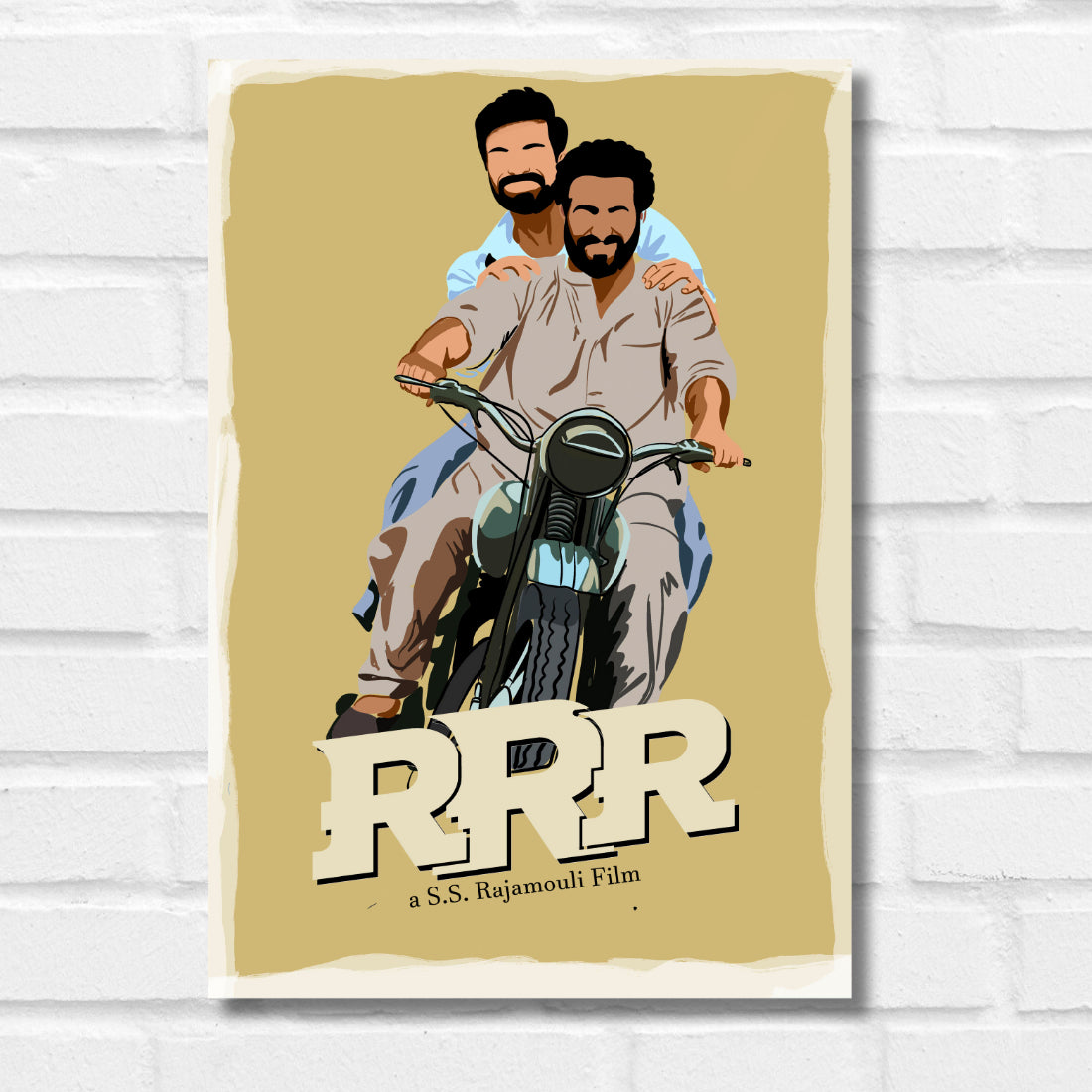 RRR MOVIE POSTER JR NTR RAM CHARAN RAJAMOULI MOVIES POSTERS SOUTH FILM ACTOR
