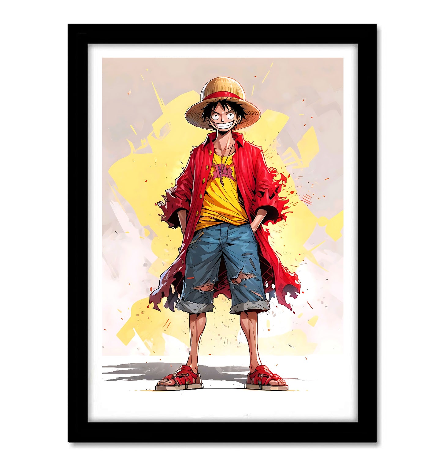 Monkey D Luffy Anime Series Art work