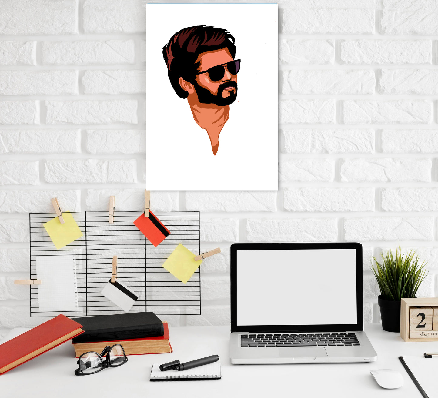 Vijay Thalapathy South Actor Artwork Bollywood | Poster | Frame | Canvas