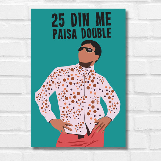 25 din me paisa double HERA PHERI MOVIE QUOTE POSTER AKSHAY KUMAR MOVIES