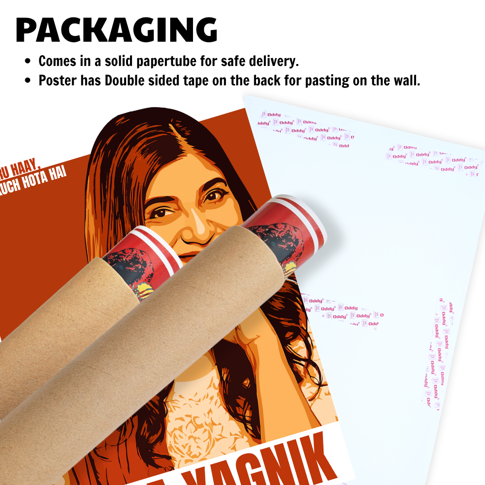 Alka Yagnik Retro Poster – Bollywood Music Legend Wall Art – Framed | Canvas | Poster Print