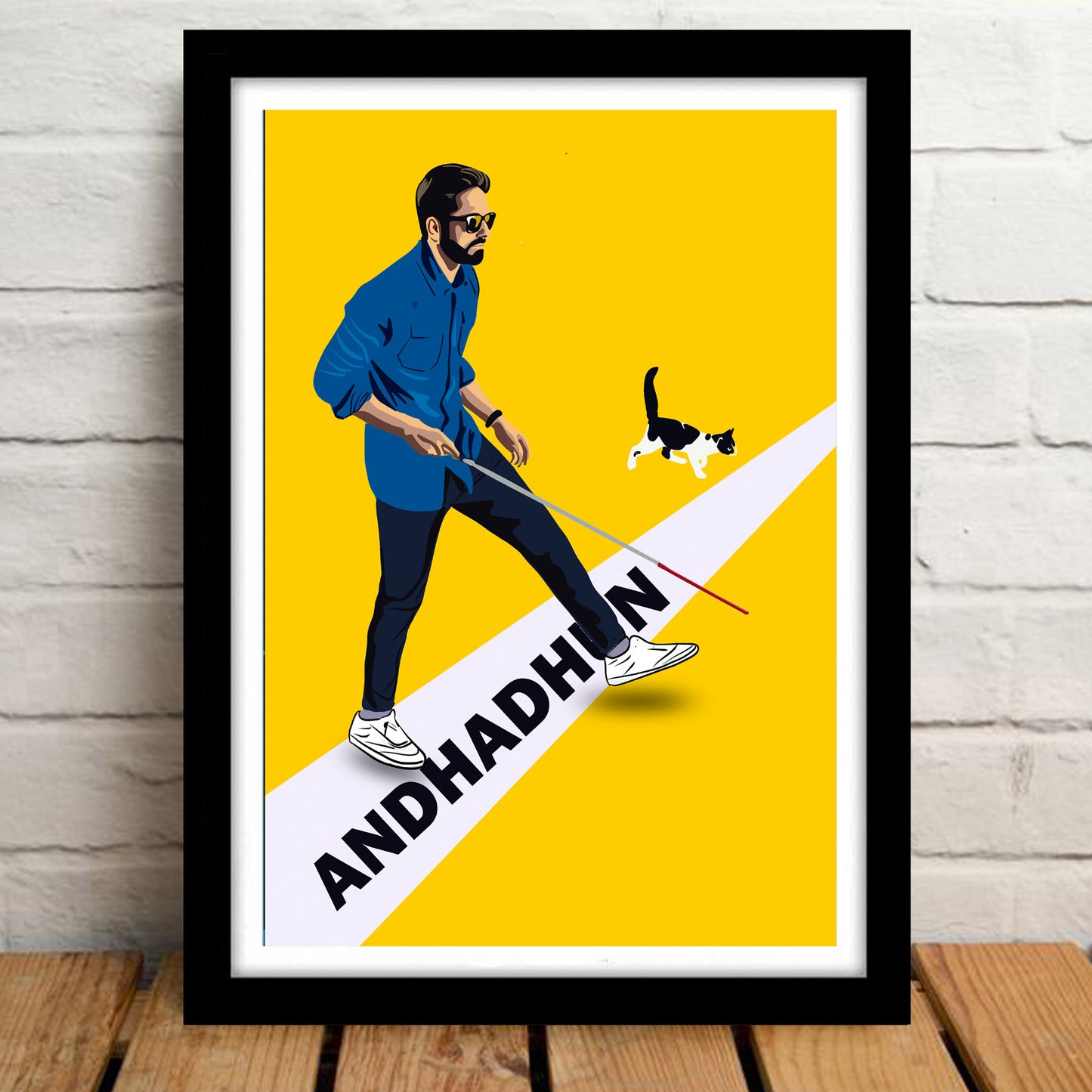 Andhadhun Movie Ayushmann Khurrana Artwork Bollywood | Poster | Frame | Canvas