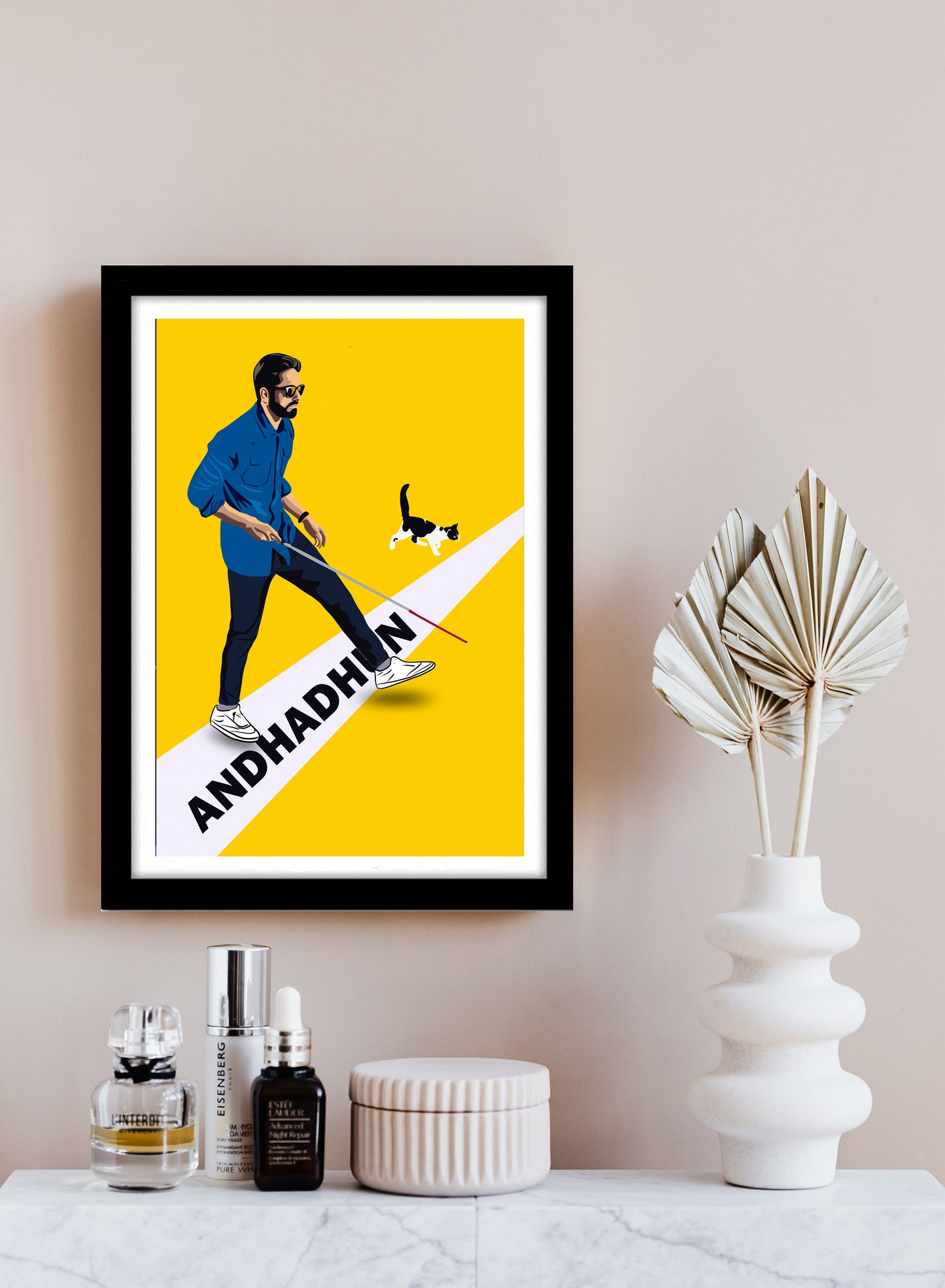 Andhadhun Movie Ayushmann Khurrana Artwork Bollywood | Poster | Frame | Canvas