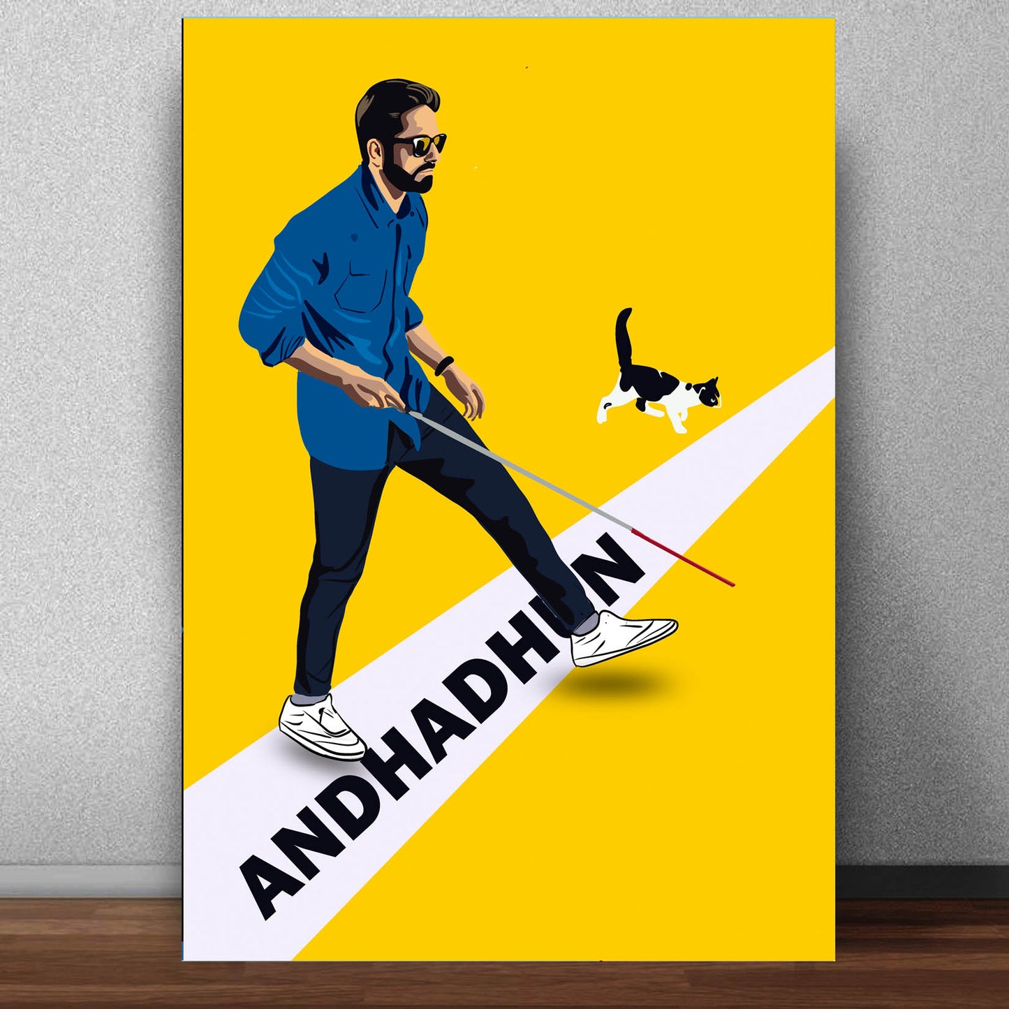 Andhadhun Movie Ayushmann Khurrana Artwork Bollywood | Poster | Frame | Canvas