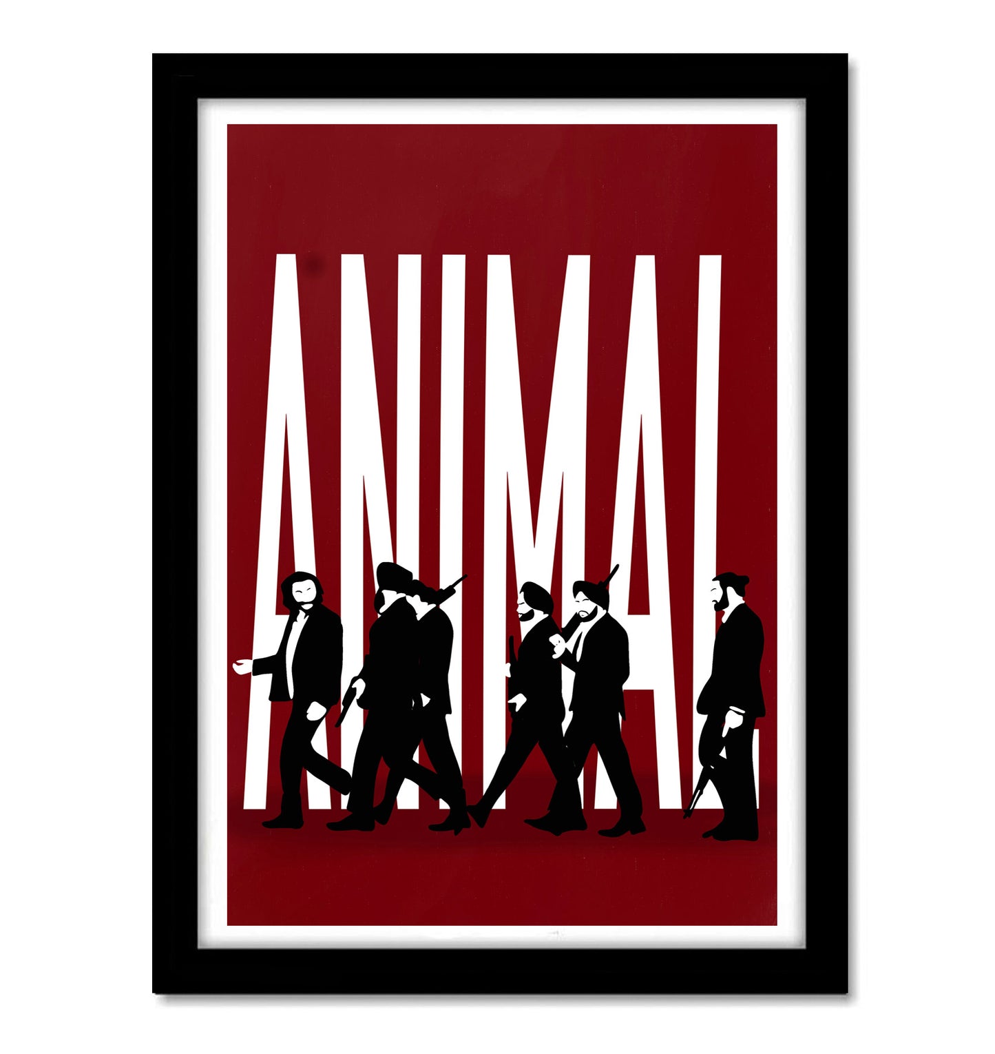 Animal Ranbir Kapoor Movie Artwork Bollywood | Poster | Frame | Canvas