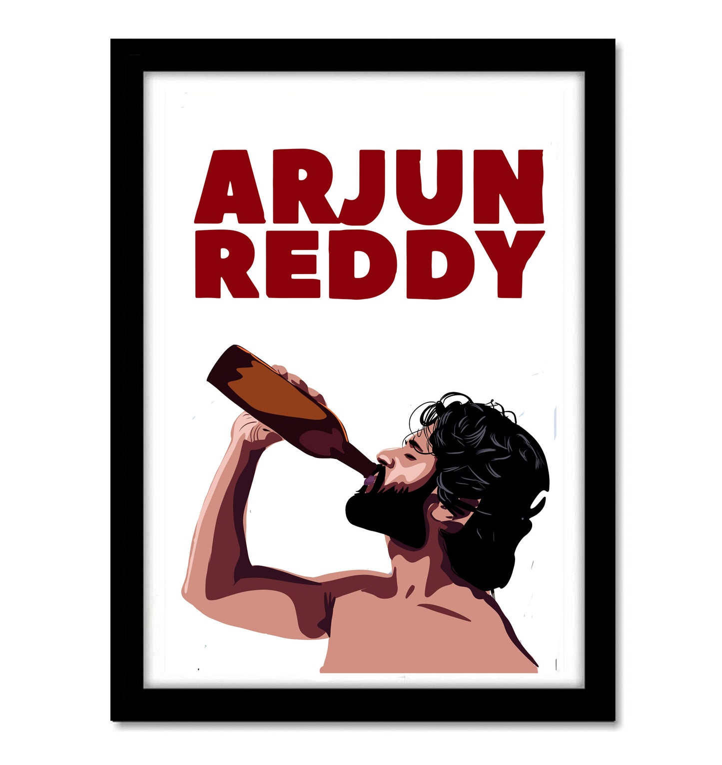 Arjun Reddy Movie Vijay Devarakonda Artwork Bollywood | Poster | Frame | Canvas