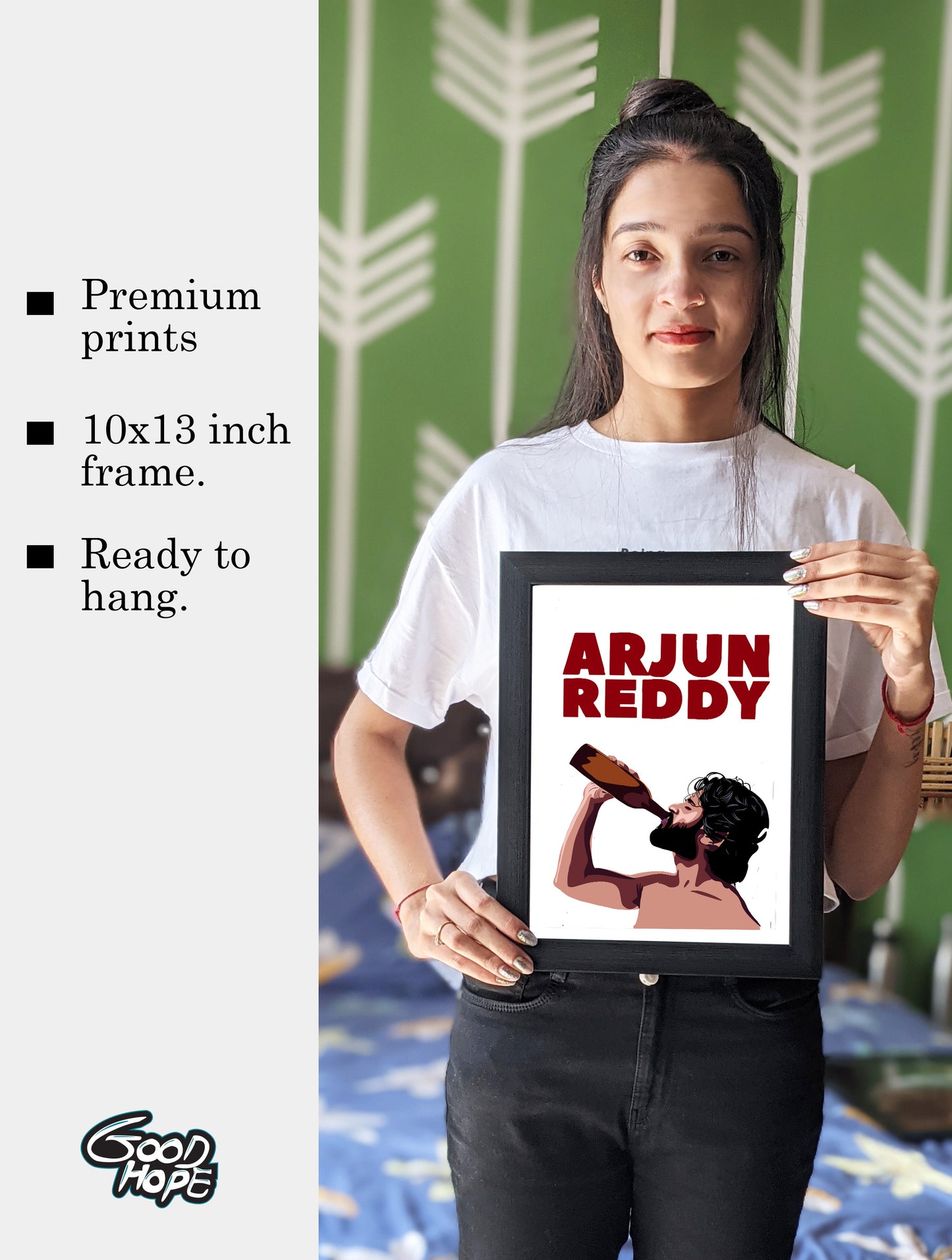 Arjun Reddy Movie Vijay Devarakonda Artwork Bollywood | Poster | Frame | Canvas