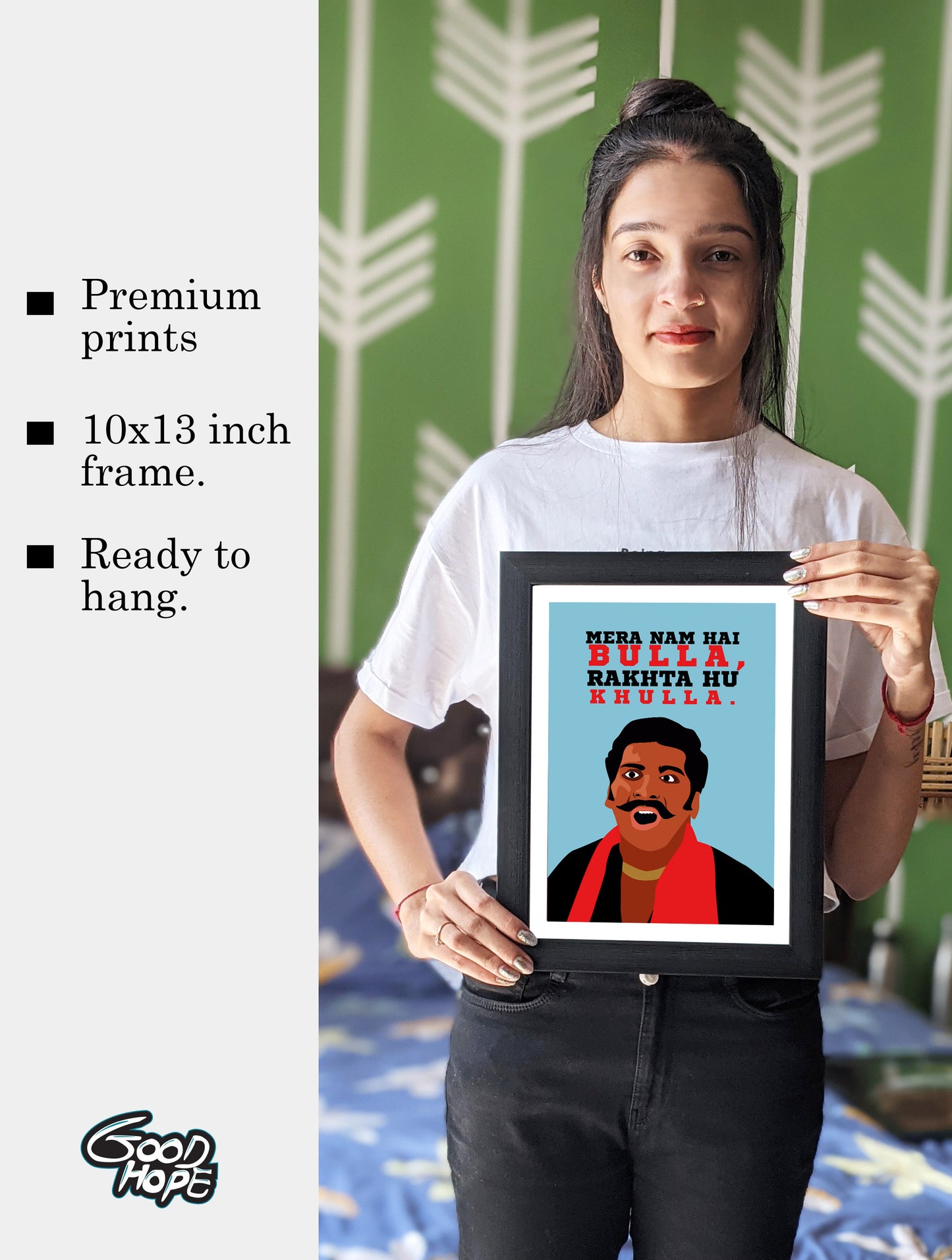 Bulla Funny Artwork Bollywood | Poster | Frame | Canvas