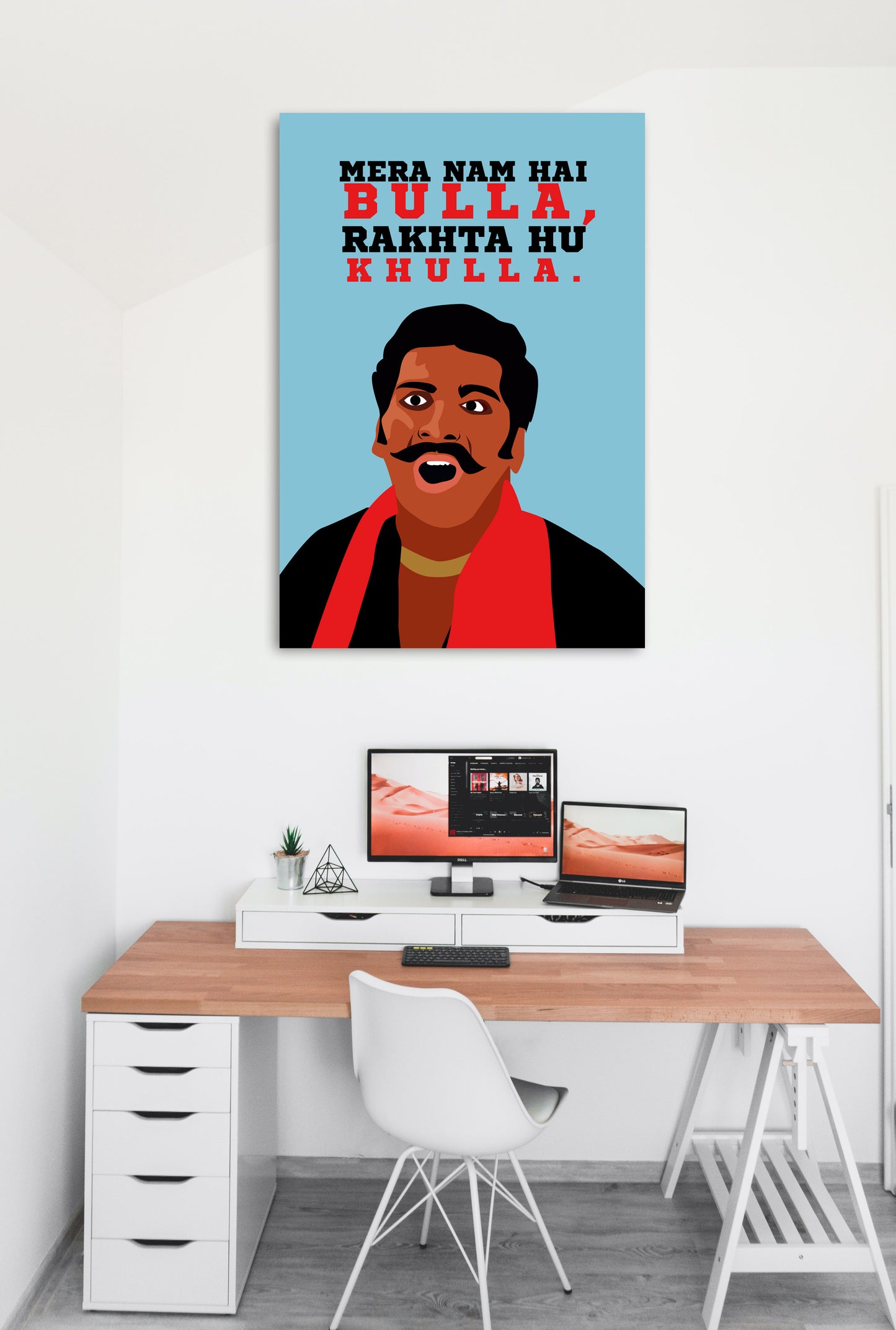 Bulla Funny Artwork Bollywood | Poster | Frame | Canvas