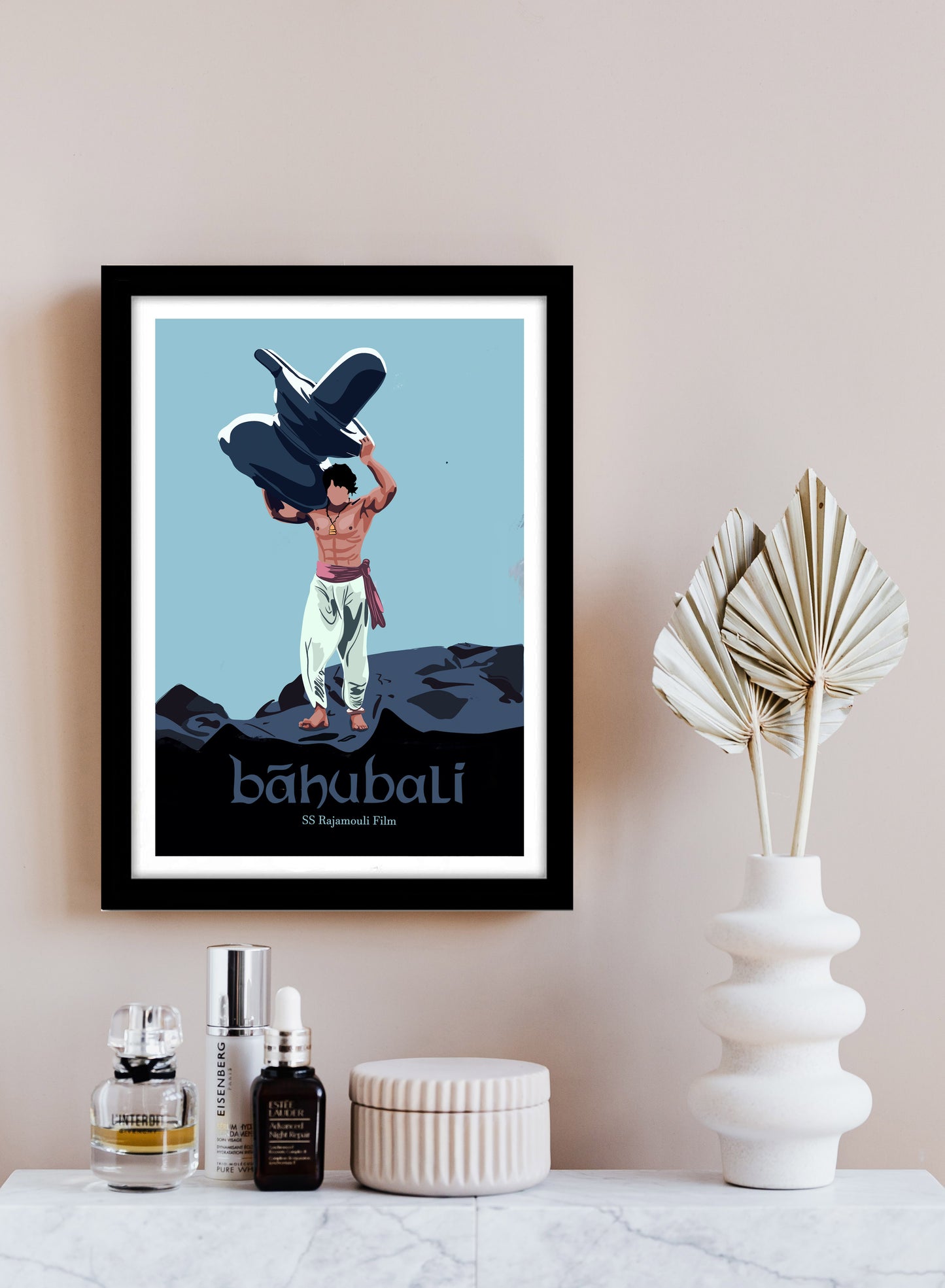 Bahubali Movie Prabhas Artwork Bollywood | Poster | Frame | Canvas