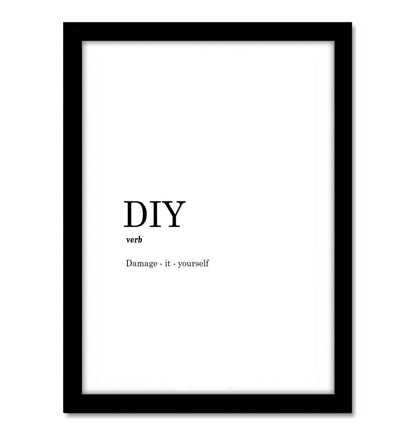 DIY Funny Dictionary Art work