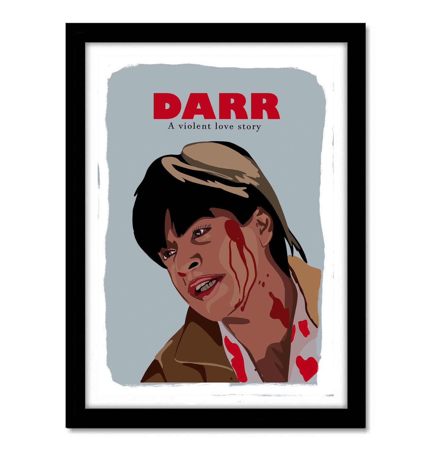 Darr Movie ShahRukh Khan Artwork Bollywood | Poster | Frame | Canvas