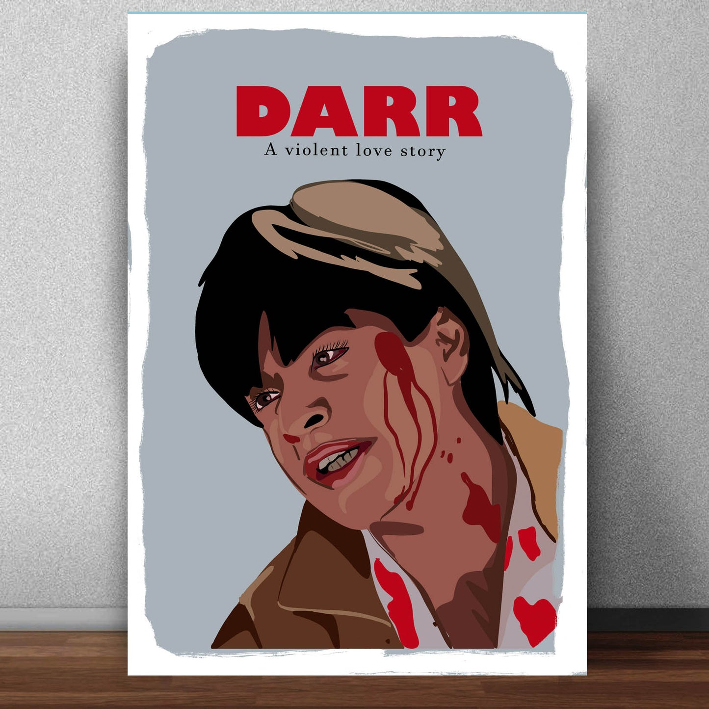 Darr Movie ShahRukh Khan Artwork Bollywood | Poster | Frame | Canvas