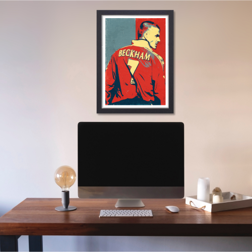 David Beckham Poster Frame English former footballer Framed Posters Sports Game Players Artwork Canvas Painting with Photo Frames for Wall Decor Livingroom Boys room Hostel Cafe Bedroom Dining hall Home & Office Decoration, david beckham poster, david beckham poster 90s, david beckham poster 2000s, david beckham poster real madrid, david beckham signed poster, david beckham frame, david beckham frames reviews, david beckham frame price, david beckham frames for men, david beckham frames reddit