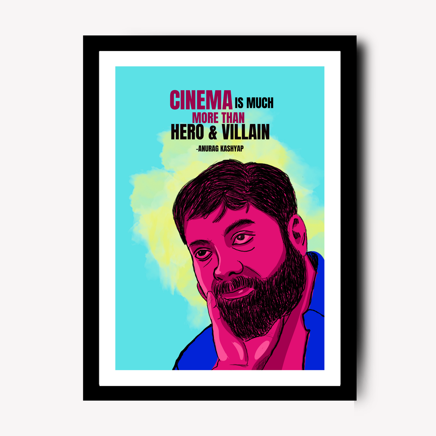 Anurag Kashyap Quote Artwork | Poster | Frame | Canvas