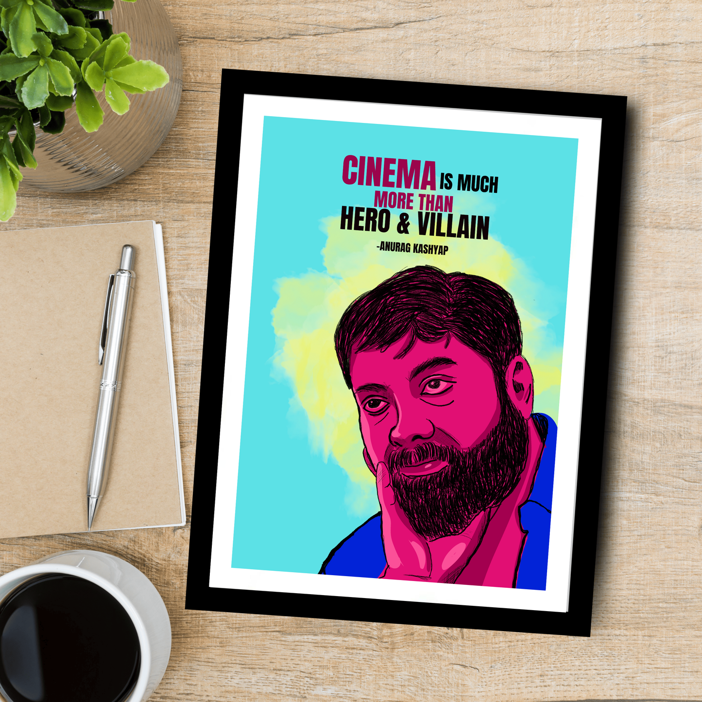 Anurag Kashyap Quote Artwork | Poster | Frame | Canvas