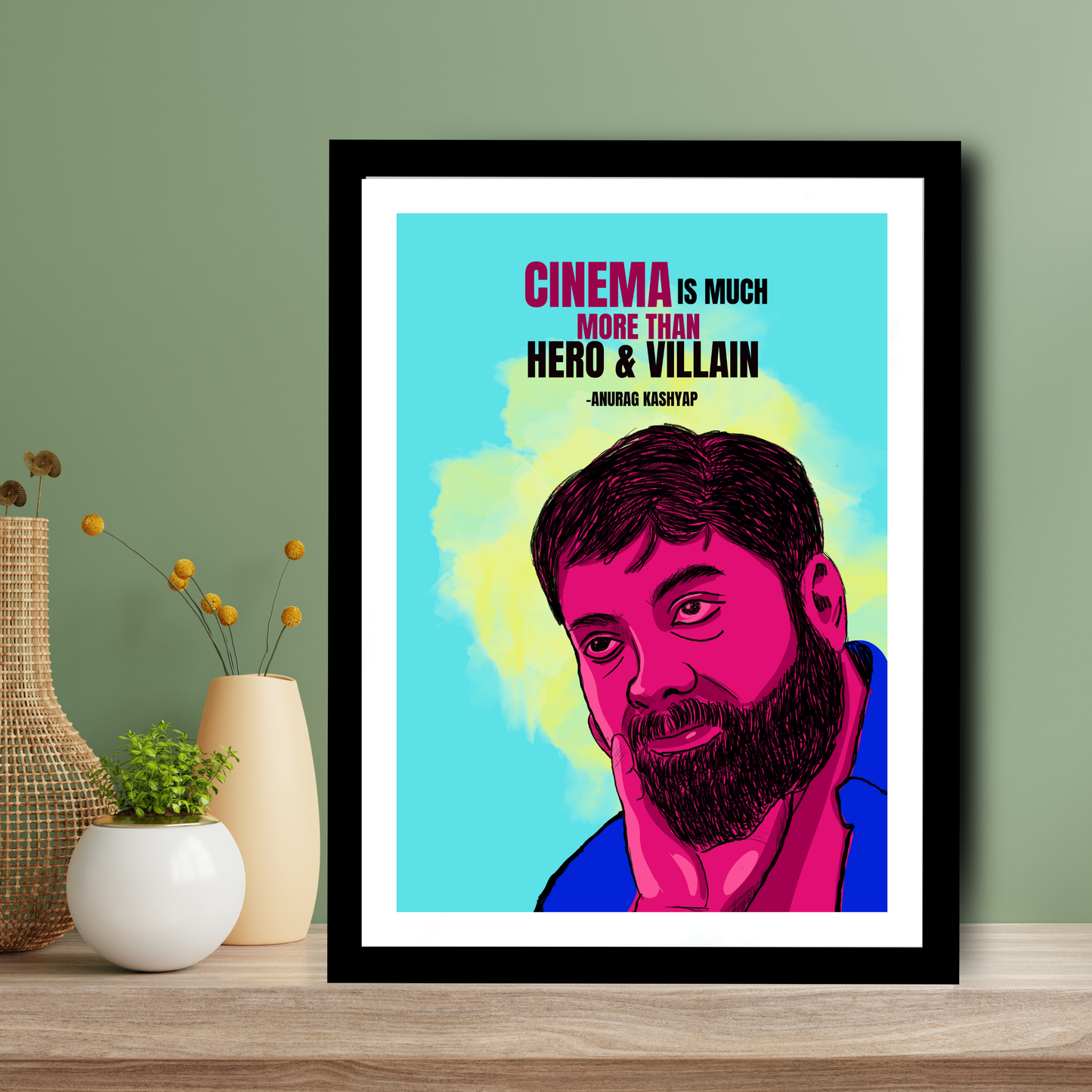 Anurag Kashyap Quote Artwork | Poster | Frame | Canvas