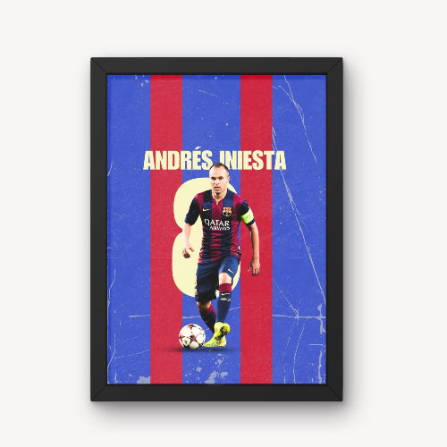Andres Iniesta Poster Frame Spanish Former Footballer Framed Posters Football Player Game Sport Players Artwork Canvas Painting with Photo Frames for wall decor for Livingroom restraunt cafe Boys room bedroom turf Home & Office Decoration, Andres Iniesta poster, Andres Iniesta art, poster andres iniesta, andres iniesta wallpaper, andres iniesta wallpaper 4k, andres iniesta wallpaper hd, andres iniesta painting, andres iniesta painting poster, footballers posters, Football players posters, football poster