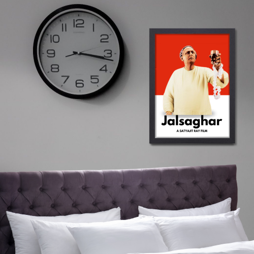 Jalsaghar Movie Poster Frame Satyajit Roy's Movies Framed Posters Bollywood Artwork Canvas Painting Photo Frames For Wall Decor Bedroom Living Room Decoration Home Office Restraunt Cafe, Jalsaghar movie poster, Jalsaghar poster, Jalsaghar movie poster hd, Jalsaghar movie wall poster, Jalsaghar movie wall poster download, Jalsaghar movie wall painting, Jalsaghar movie wall painting images, Jalsaghar movie wall painting design, Jalsaghar movie poster framed, satyajit ray motivational posters