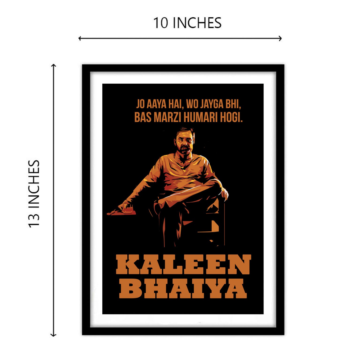 kaleen Bhaiya Mirzapur Artwork Bollywood | Poster | Frame | Canvas