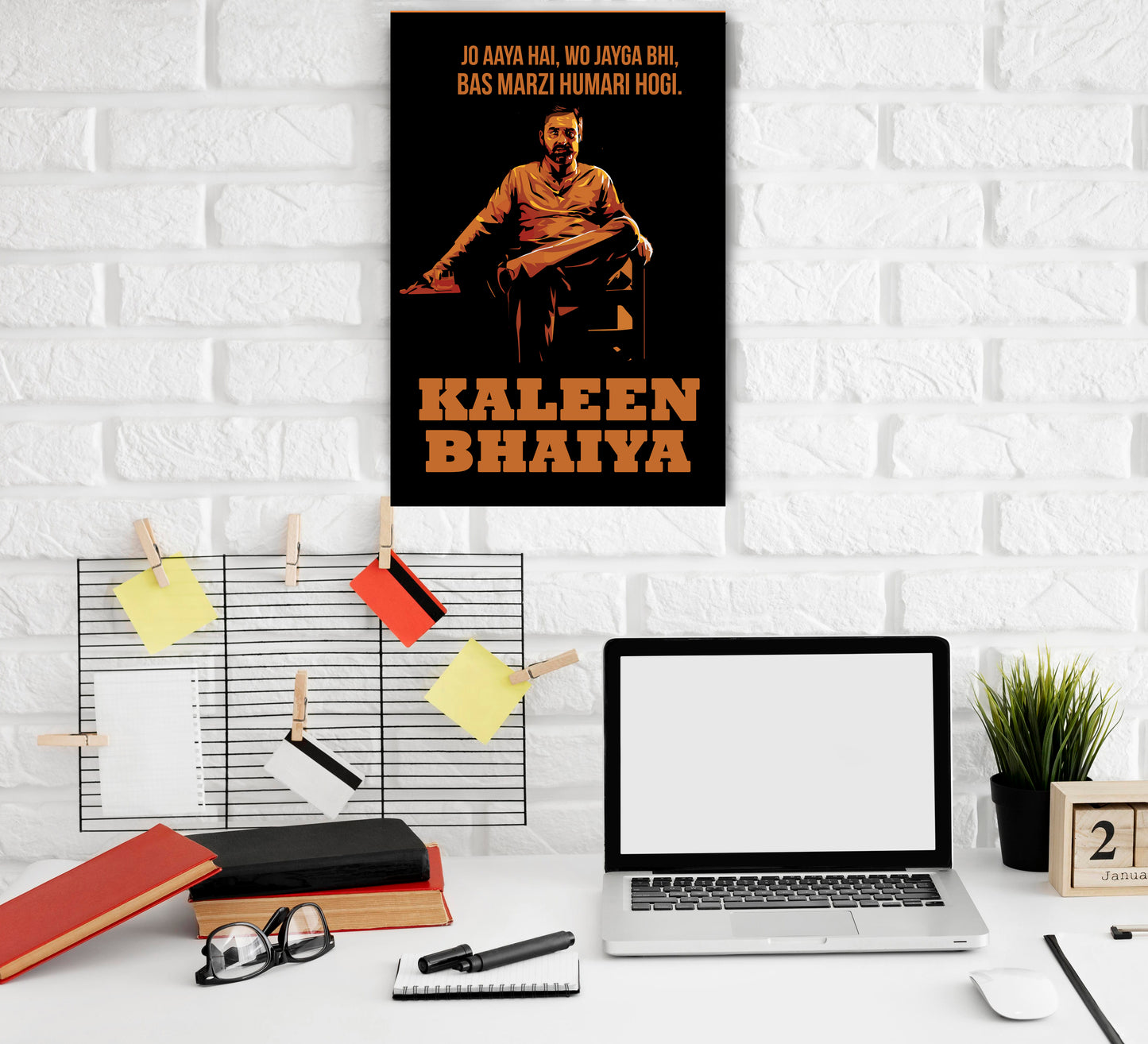 kaleen Bhaiya Mirzapur Artwork Bollywood | Poster | Frame | Canvas