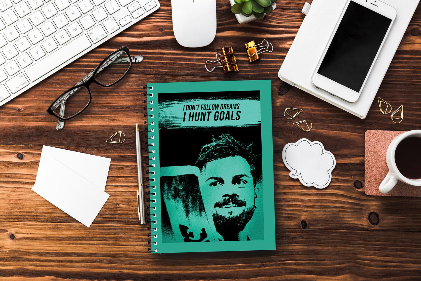 Virat Kohli Printed Notebook