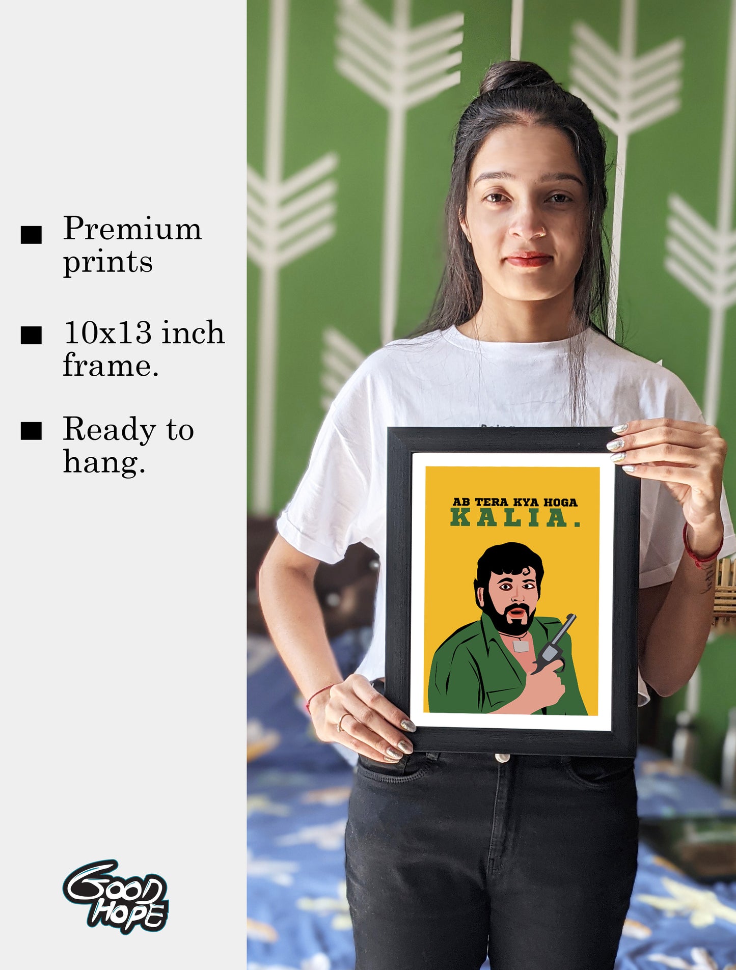 Gabbar Sholay Funny Artwork Bollywood | Poster | Frame | Canvas