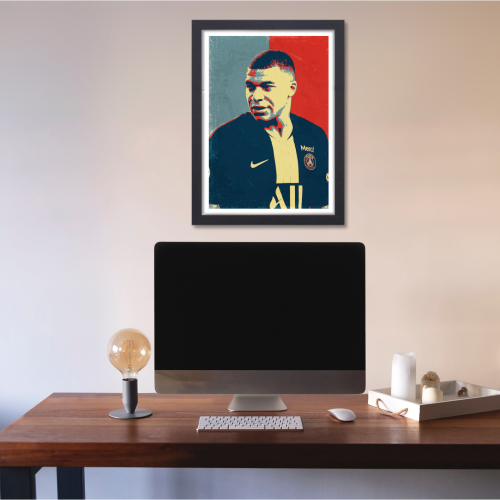 Kylian Mbappe Frame Poster French Footballer Framed Posters World Cup Sports soccer Players Artwork Canvas Painting Photo Frames wall decor for Livingroom restraunt cafe Boys room bedroom turf Home & Office Decoration, kylian mbappe poster, kylian mbappe poster ronaldo, kylian mbappe real madrid, kylian mbappe signed poster, poster kylian mbappé real madrid, poster kylian mbappé france, kylian mbappe wall at, kylian mbappe wall frame, kylian mbappe wall frame wallpaper, kylian mbappé wall poster