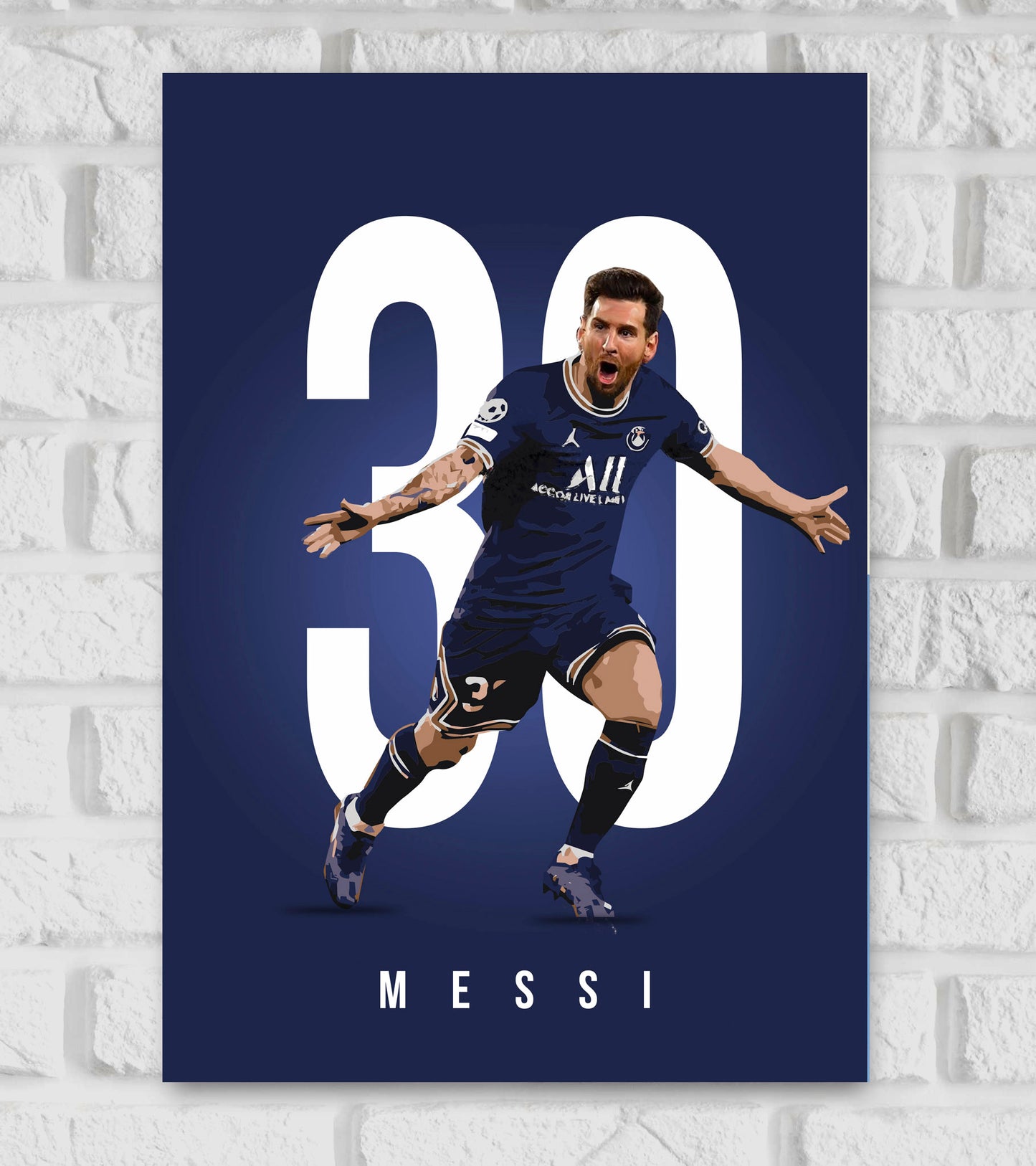 Lionel Messi 30 Artwork