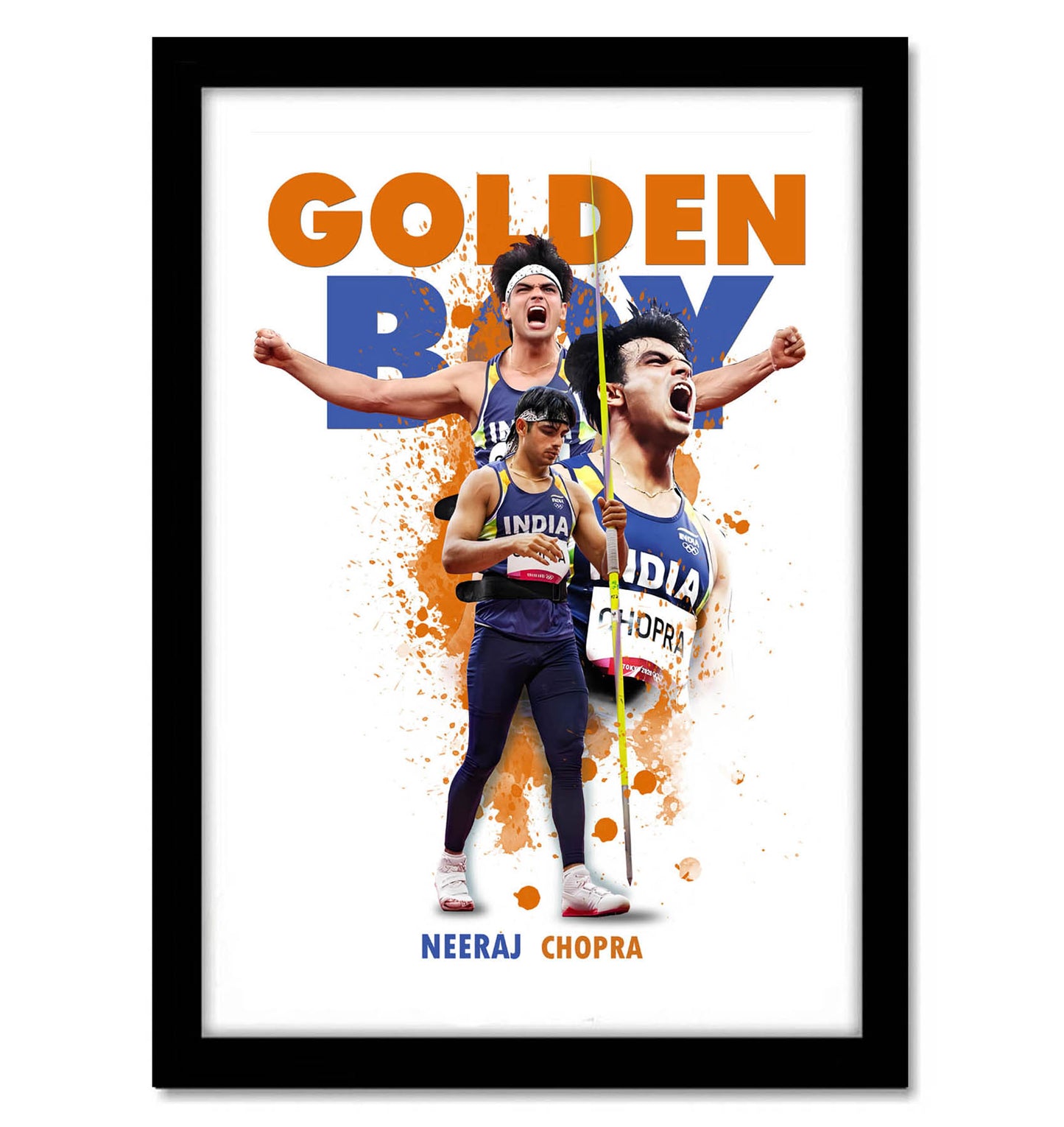 Neeraj Chopra Athlete Pop Artwork