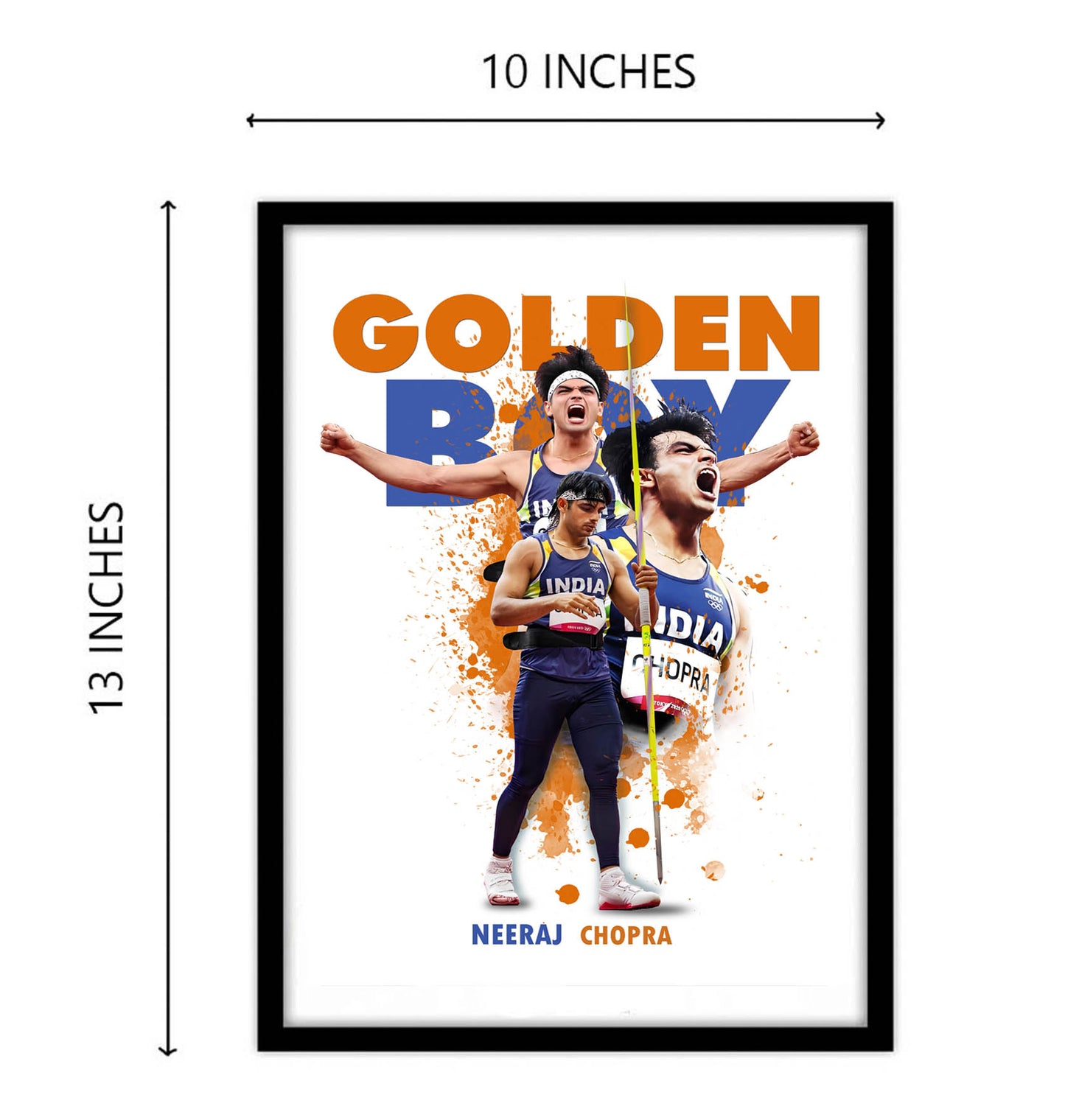 Neeraj Chopra Athlete Pop Artwork