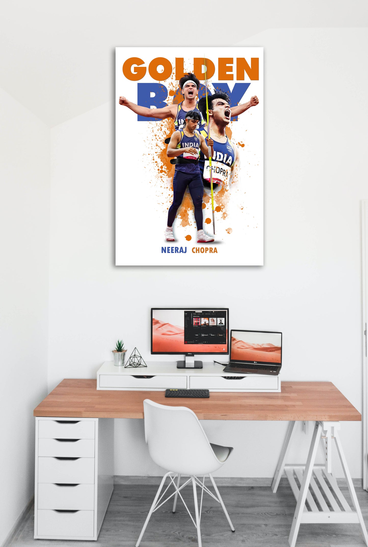 Neeraj Chopra Athlete Pop Artwork