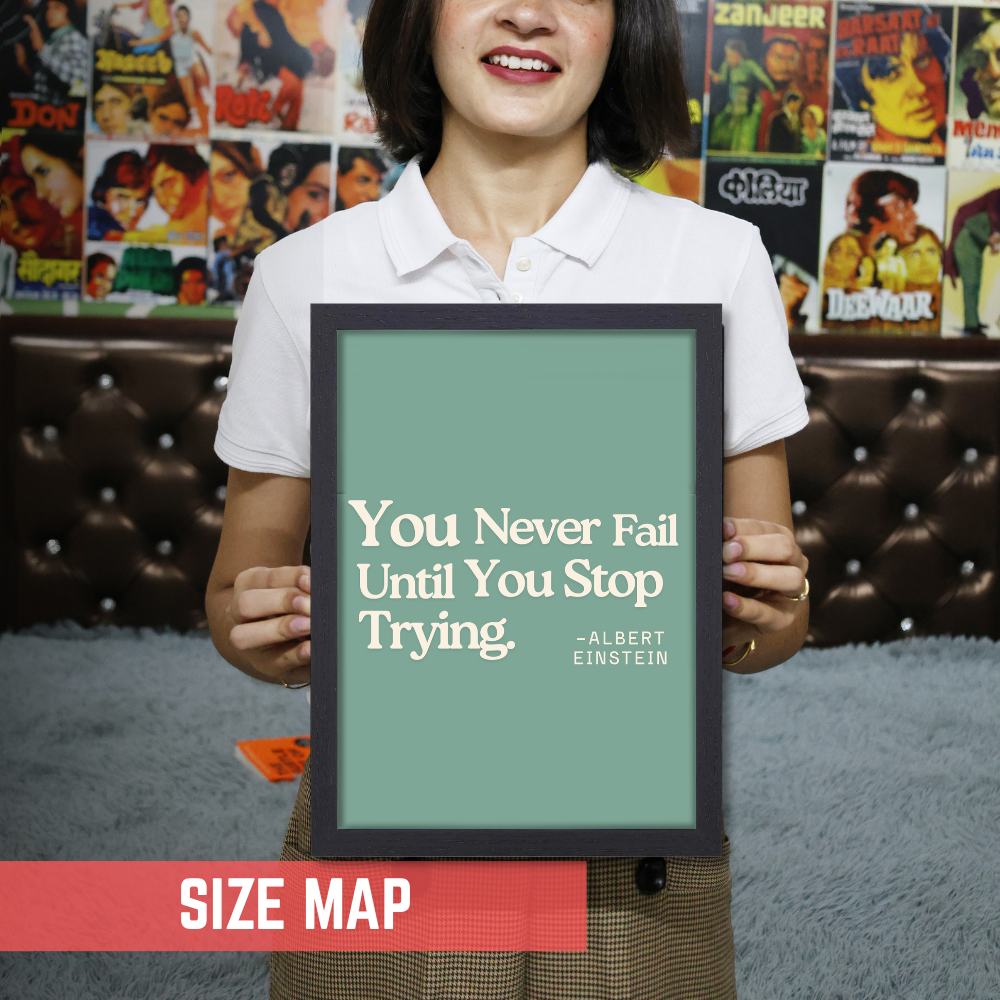 Aesthetic Motivational Quotes Painting Poster Motivationn Quote Posters Inspiring Lines Stickers for Students Study room Library decoration Living roomkitchen Dining hall & Office wall decor with frame or without framed