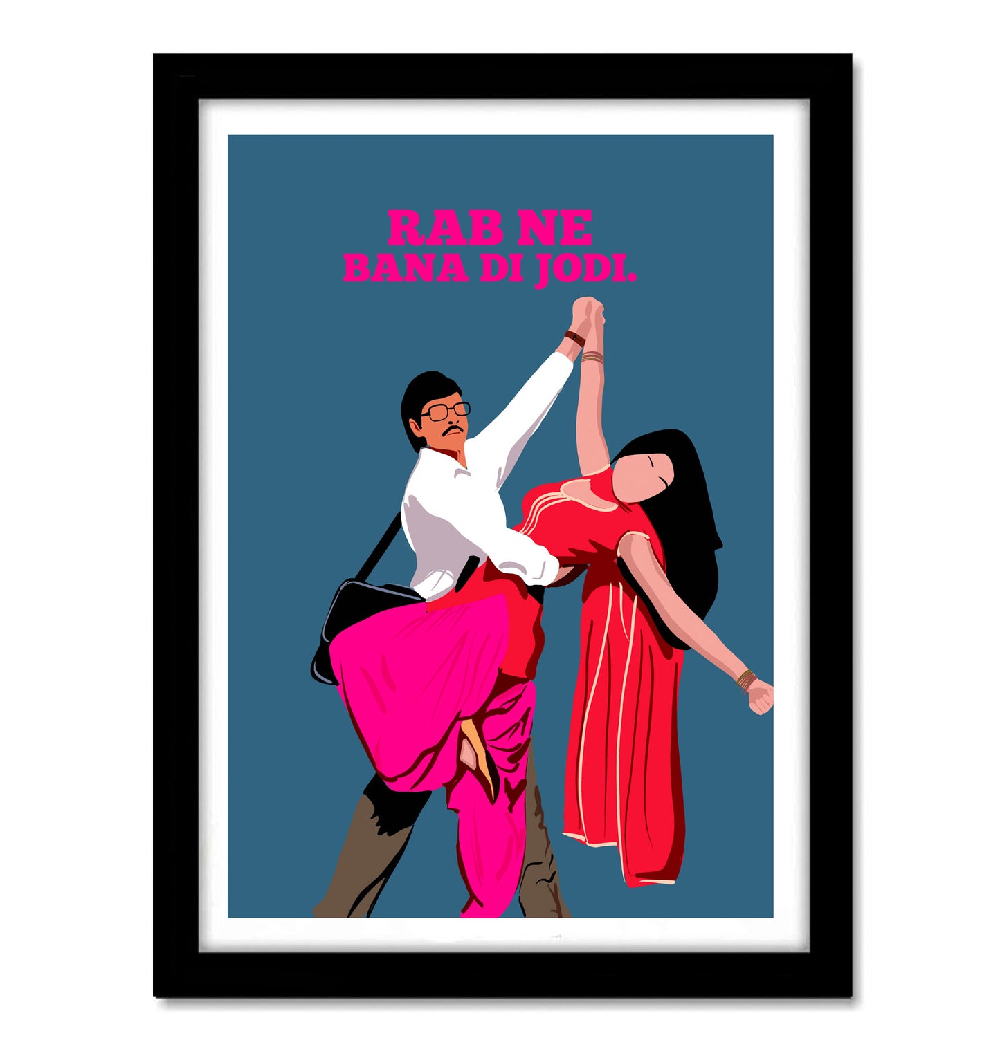 Rab Ne Bana Di Jodi Shah Rukh Khan Artwork Bollywood | Poster | Frame | Canvas