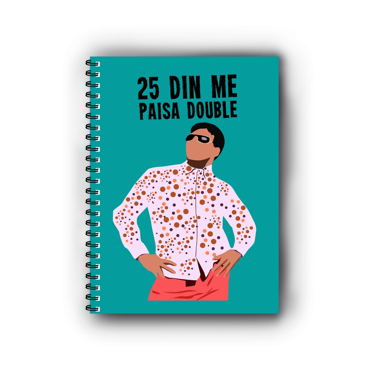 Raju Phir Hera Pheri Movie Dialog Printed Notebook