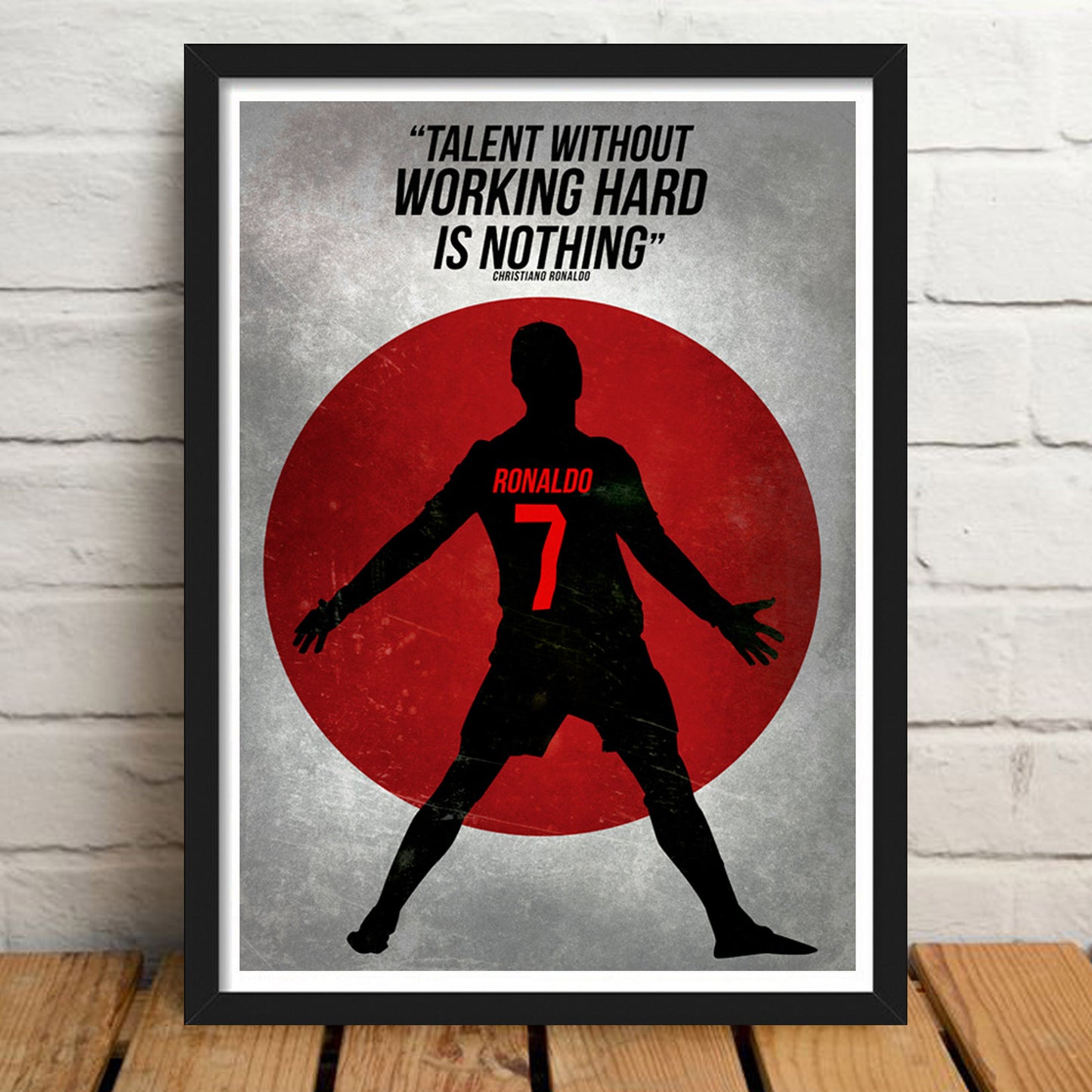 Cristiano Ronaldo Quote ArtPrint