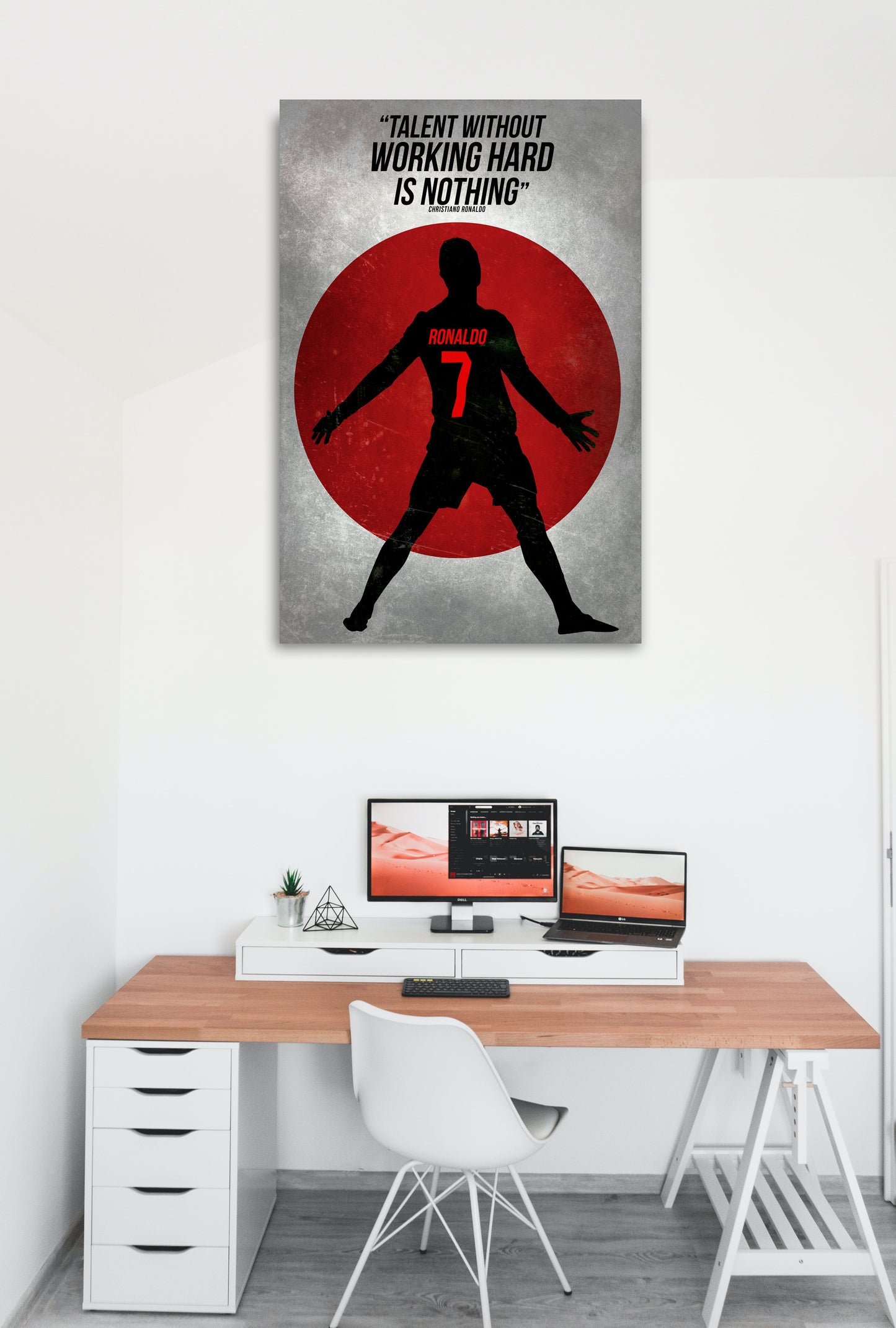 Cristiano Ronaldo Quote ArtPrint