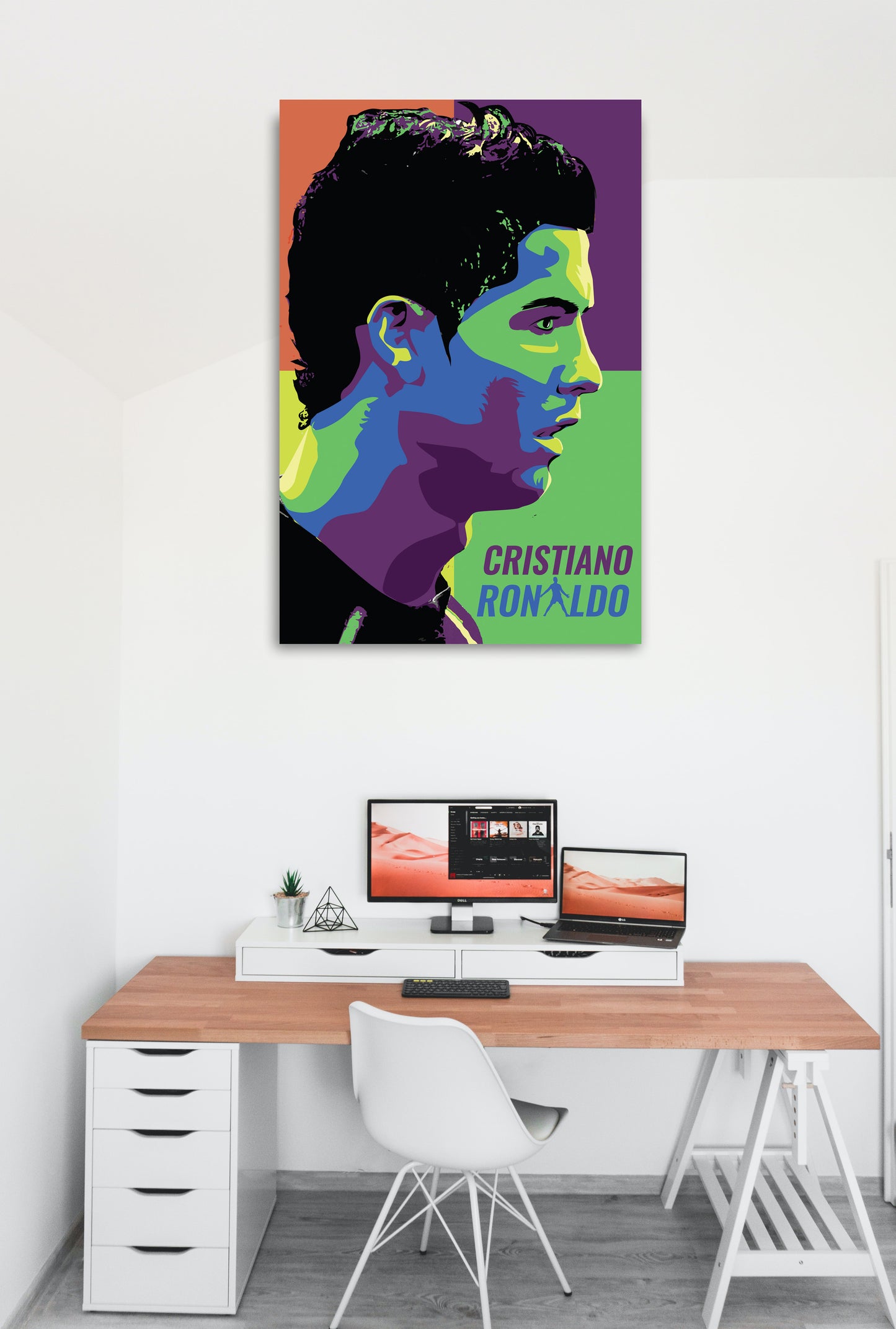 Cristiano Ronaldo Pop Art
