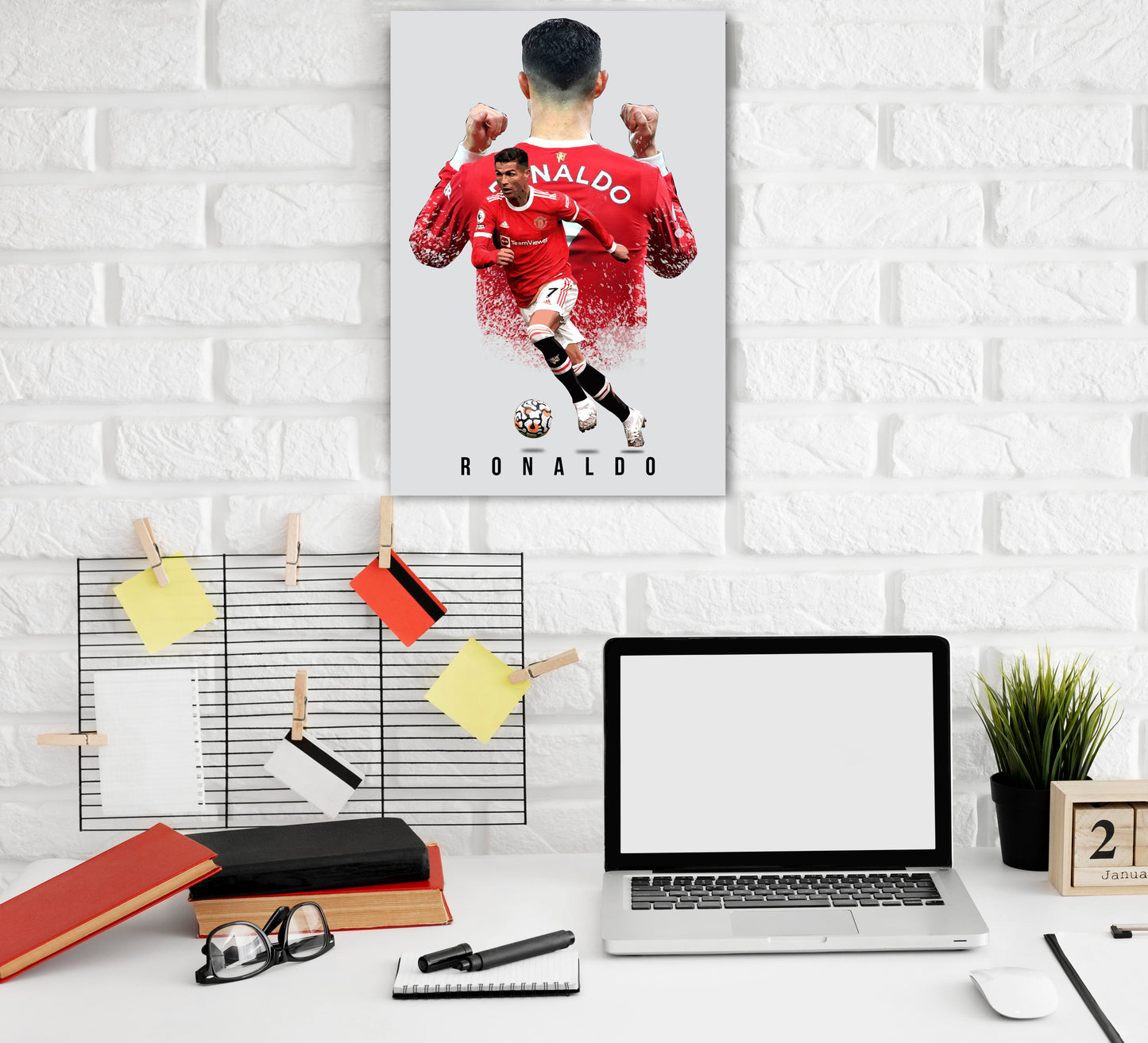 Cristiano Ronaldo Machester Art