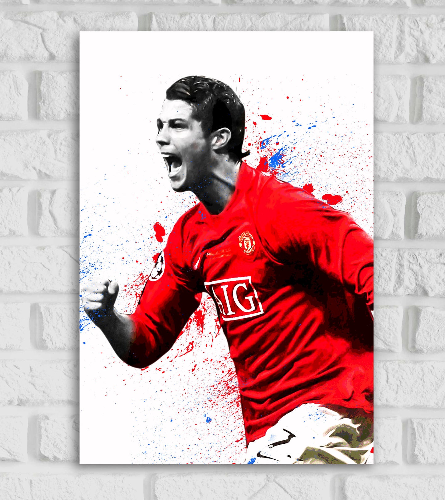 Cristiano Ronaldo Machester United Artwork